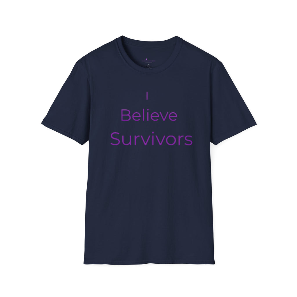 “I Believe Survivors" Accountability/Support Tee