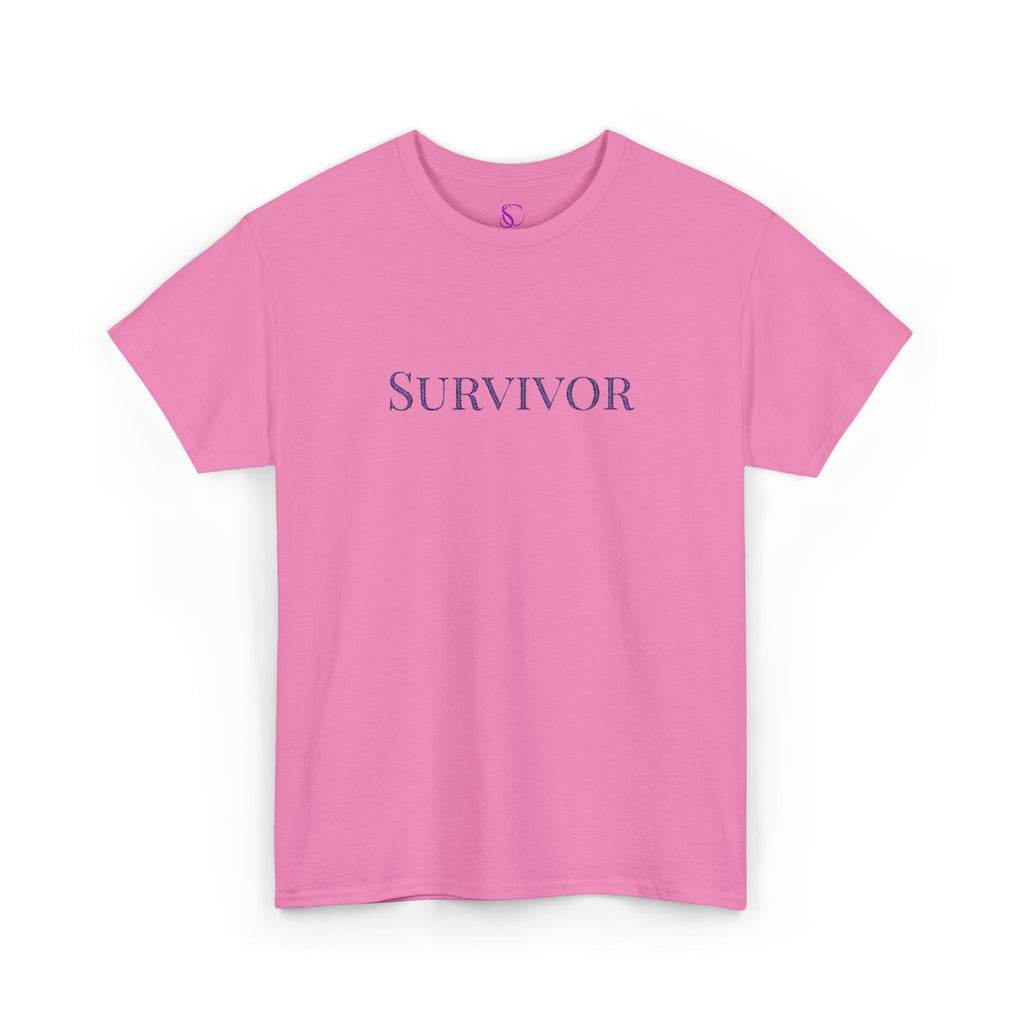 Survivor Floral Tee — Empowerment Awareness T-Shirt
