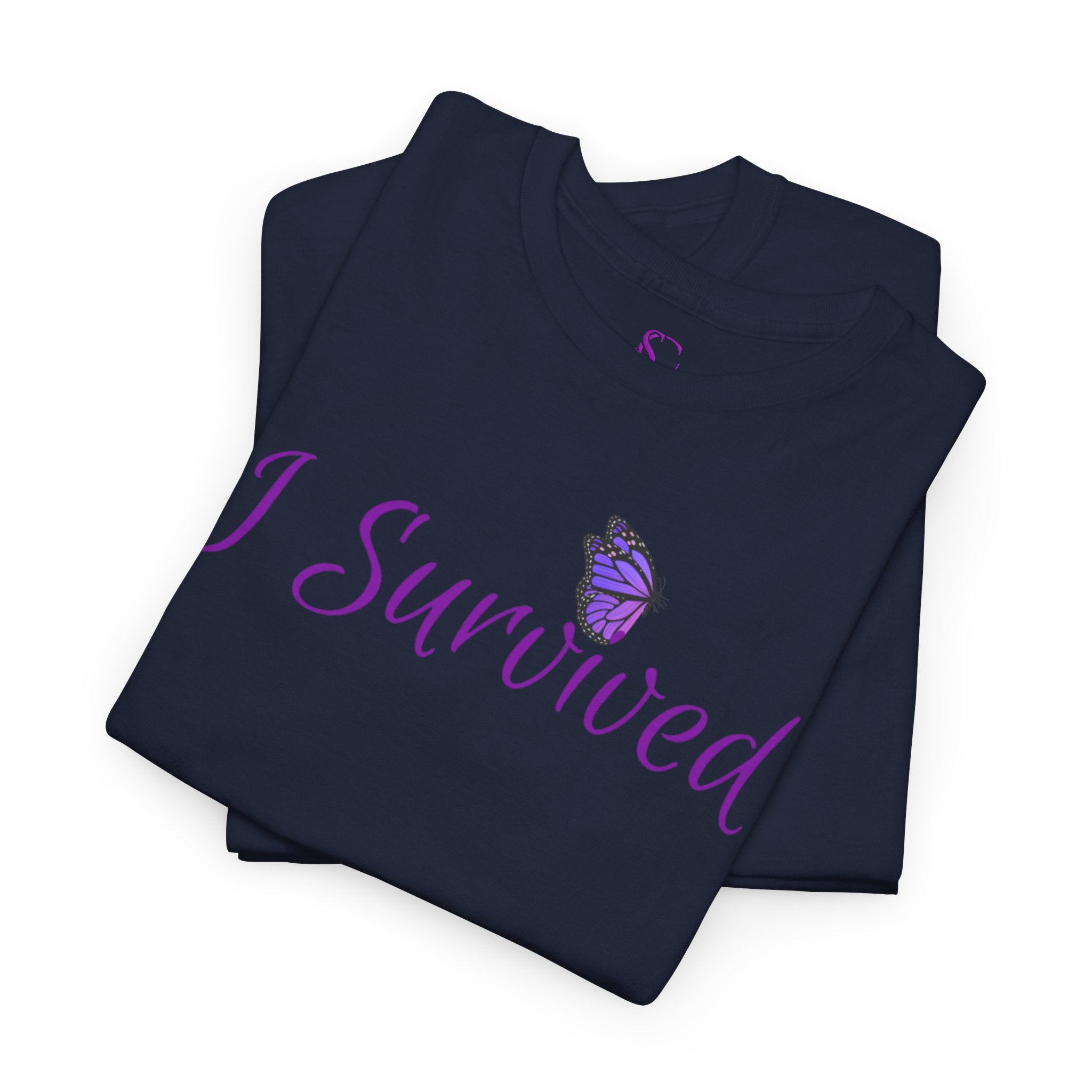 "I Survived" Butterfly Tee —"And So Can You" (On back)