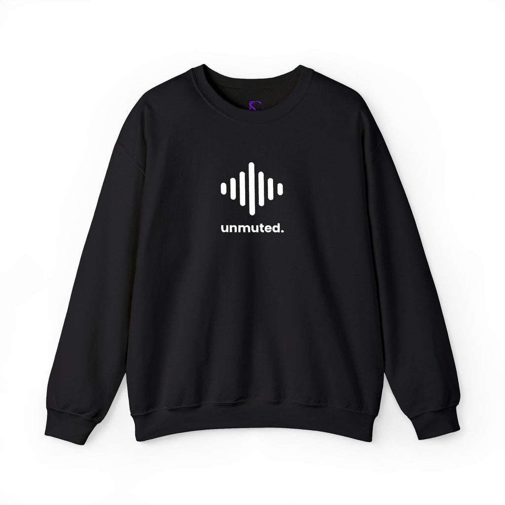 Unmuted Embroidered Crewneck Sweatshirt | Survivor Chic