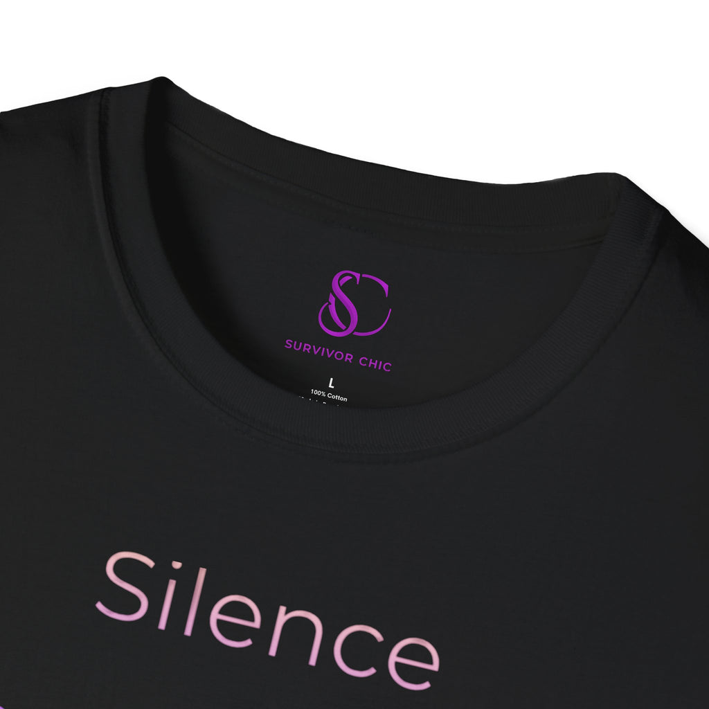 “Silence Protects Abusers" Accountability/Support Tee