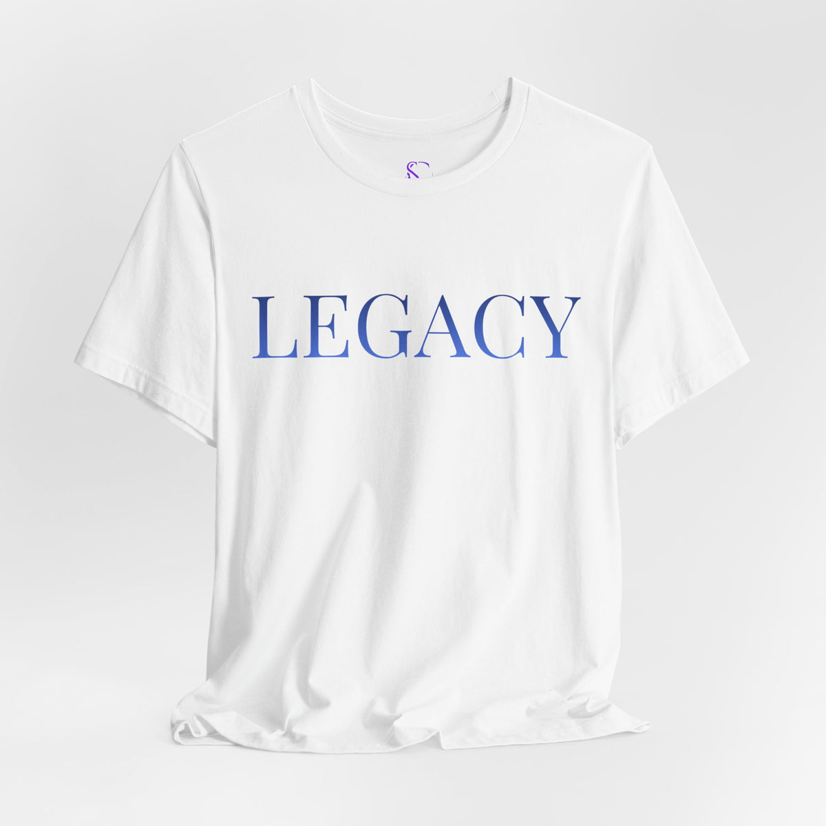 LEGACY BLUE Tee Bold. Clean. Powerful.