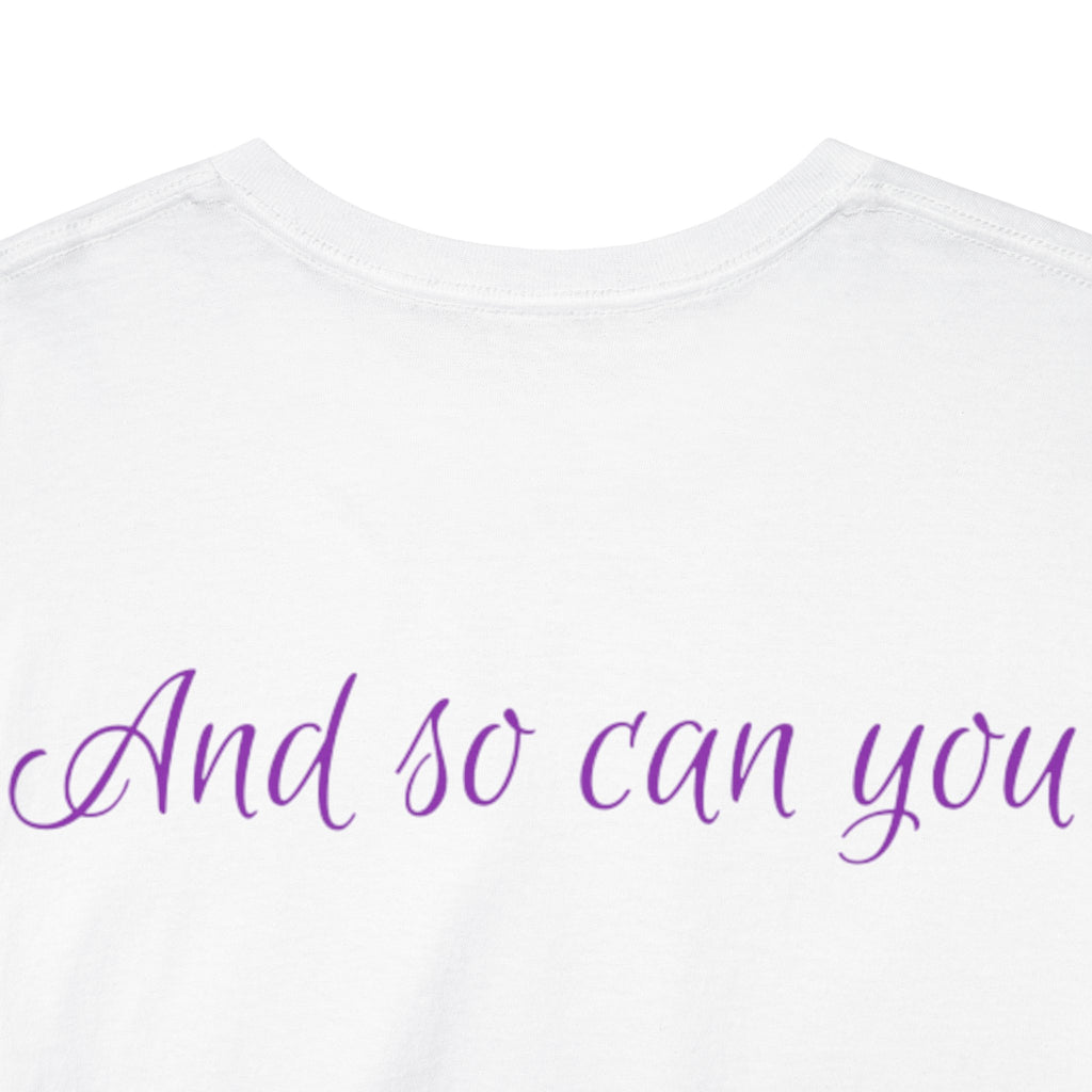 "I Survived" Butterfly Tee —"And So Can You" (On back)
