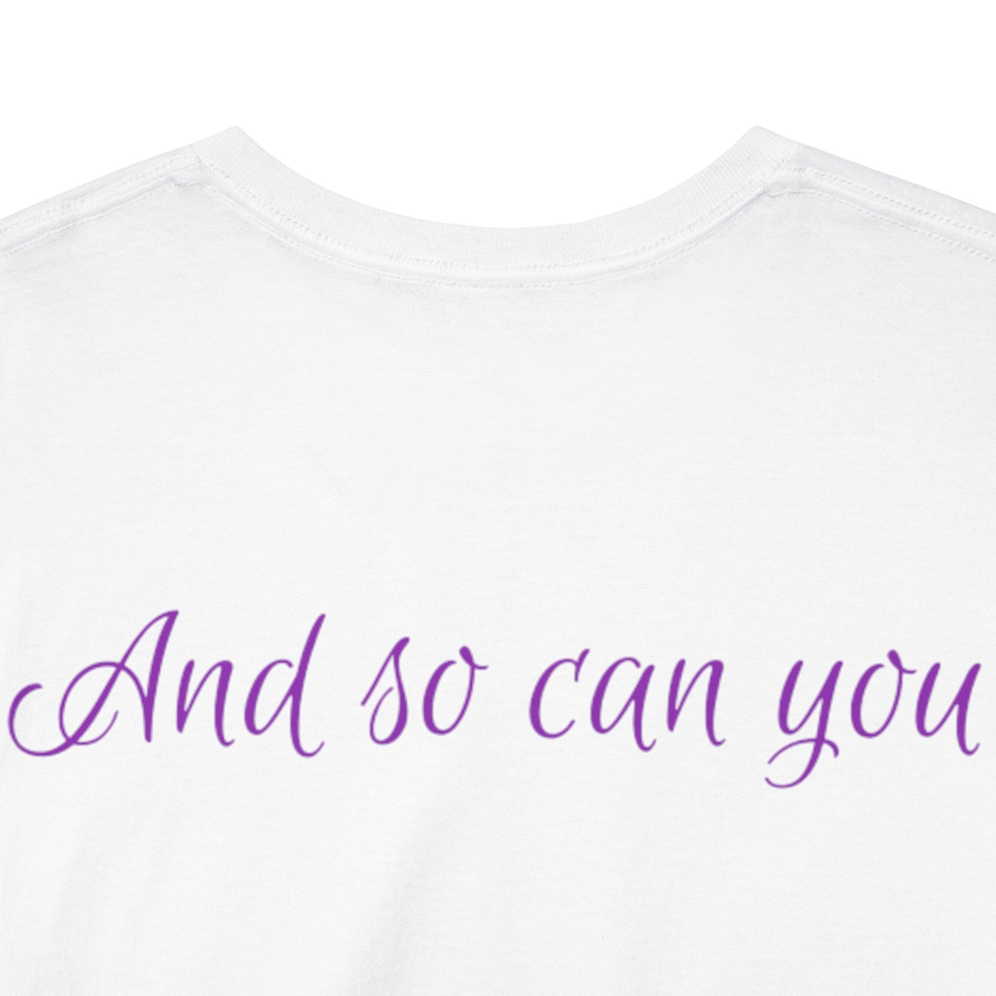 "I Survived" Butterfly Tee —"And So Can You" (On back)