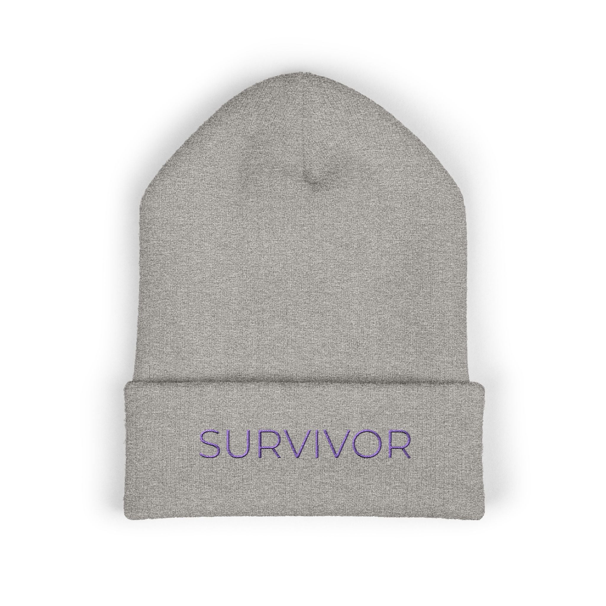 “Survivor” Beanie — Empowerment Winter Hat | Survivor Gift for Women | Healing Apparel