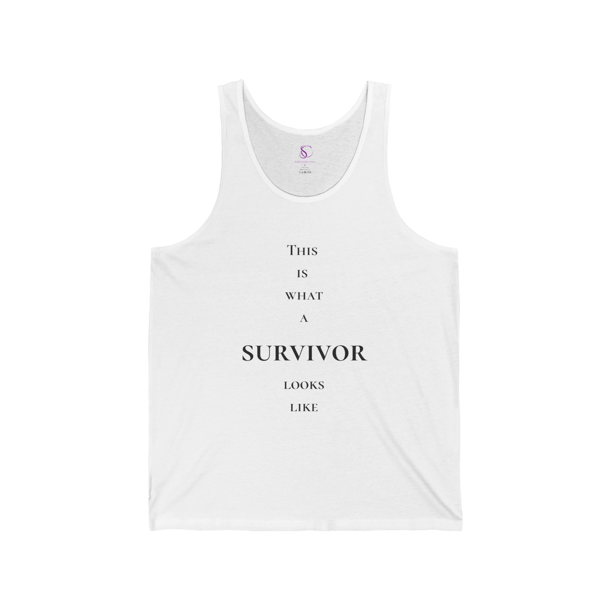 "This Is What a Survivor Looks Like" Tank top