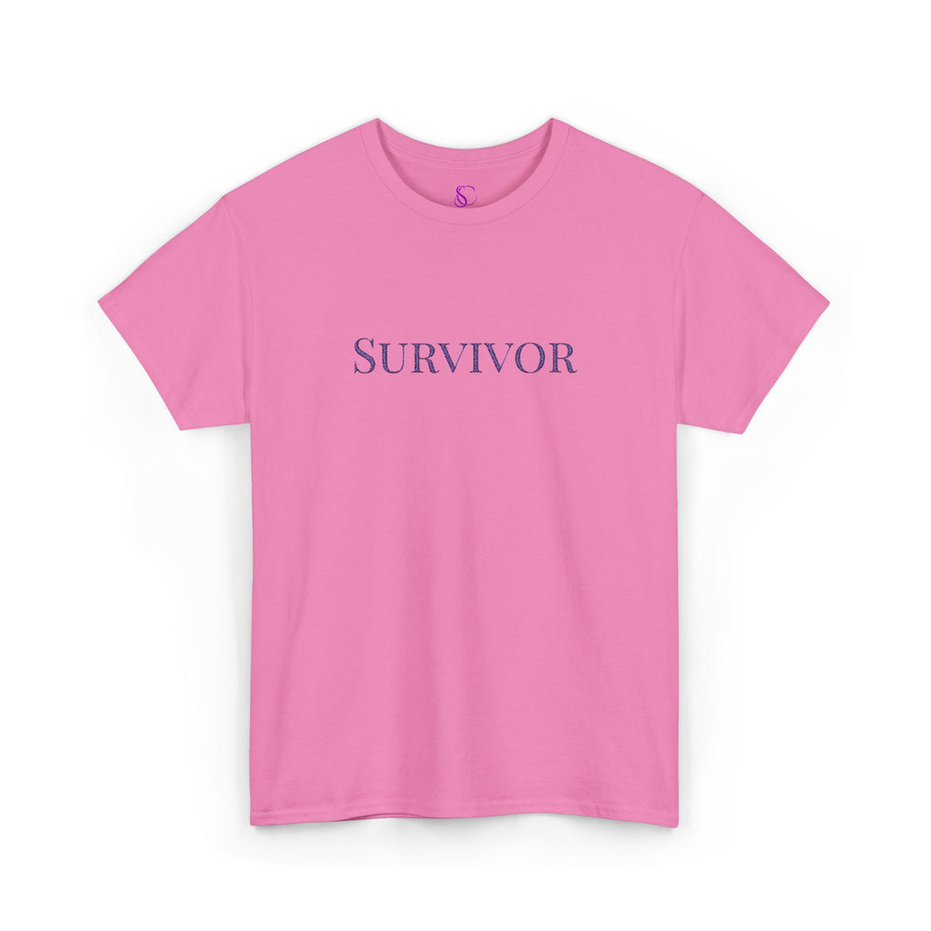 Survivor Floral Tee — Empowerment Awareness T-Shirt