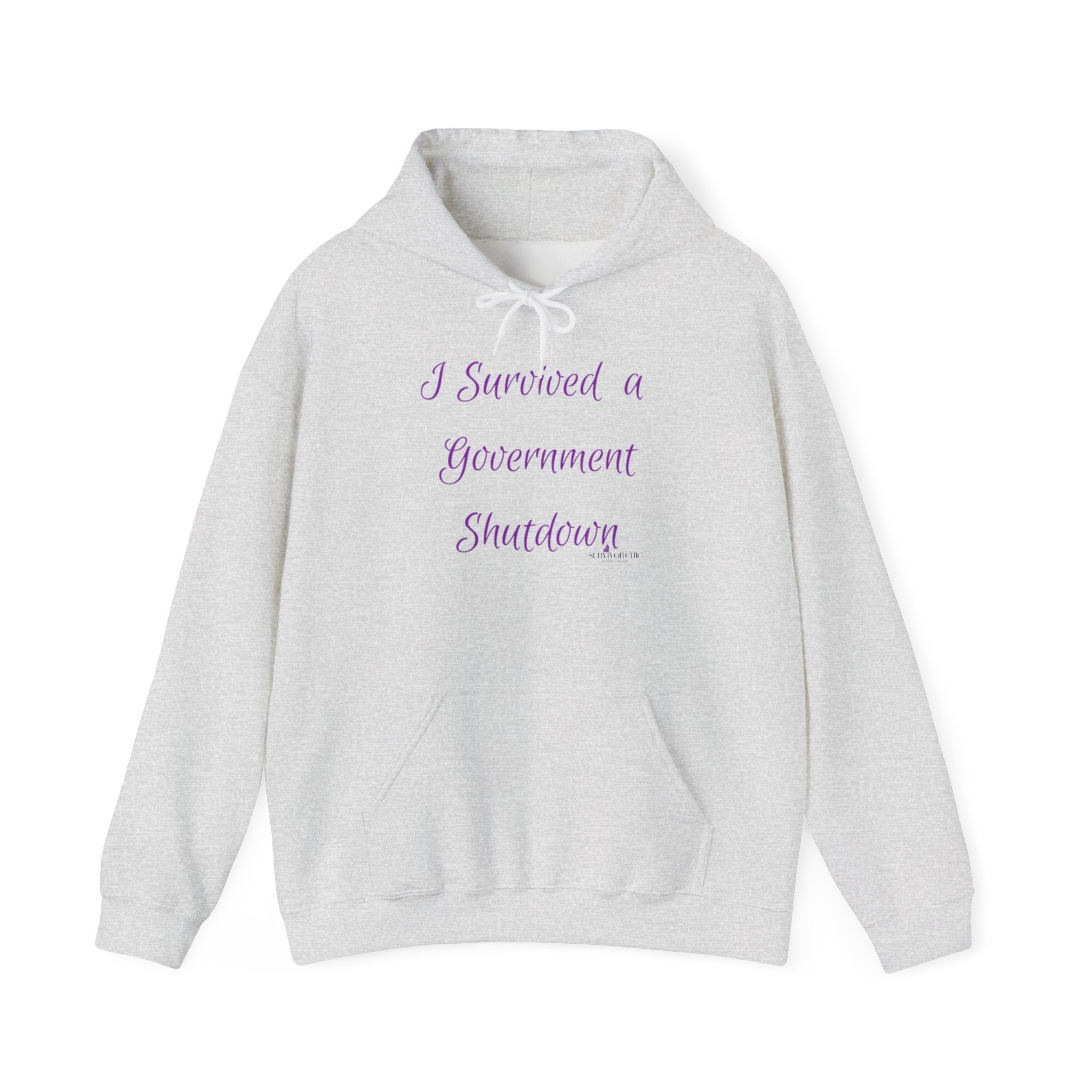 Hoodie — "I Survived a Government Shutdown" Commemorative Pullover