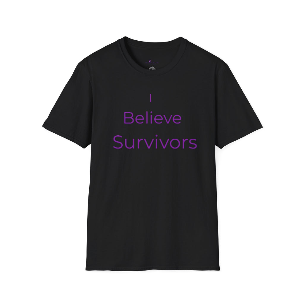 “I Believe Survivors" Accountability/Support Tee