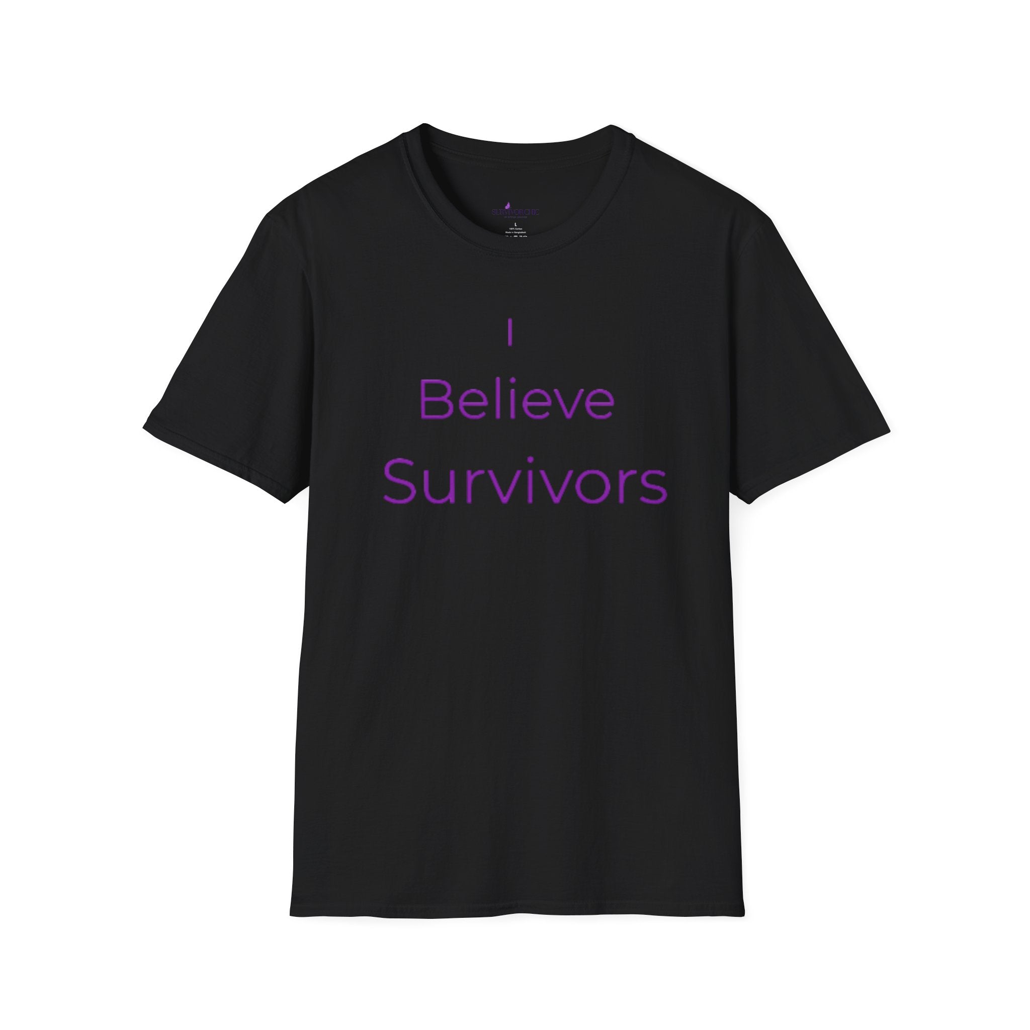 “I Believe Survivors" Accountability/Support Tee