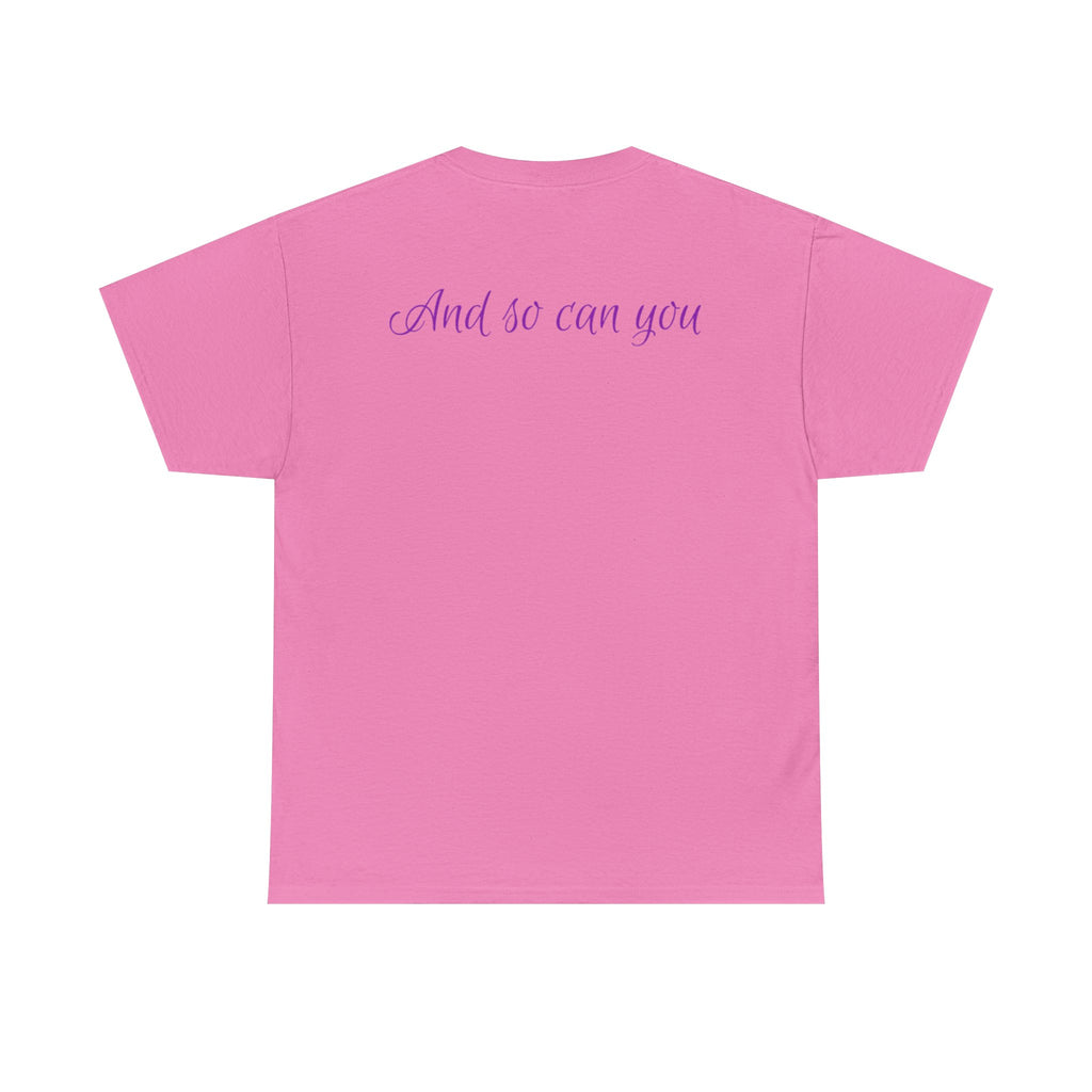"I Survived" Butterfly Tee —"And So Can You" (On back)