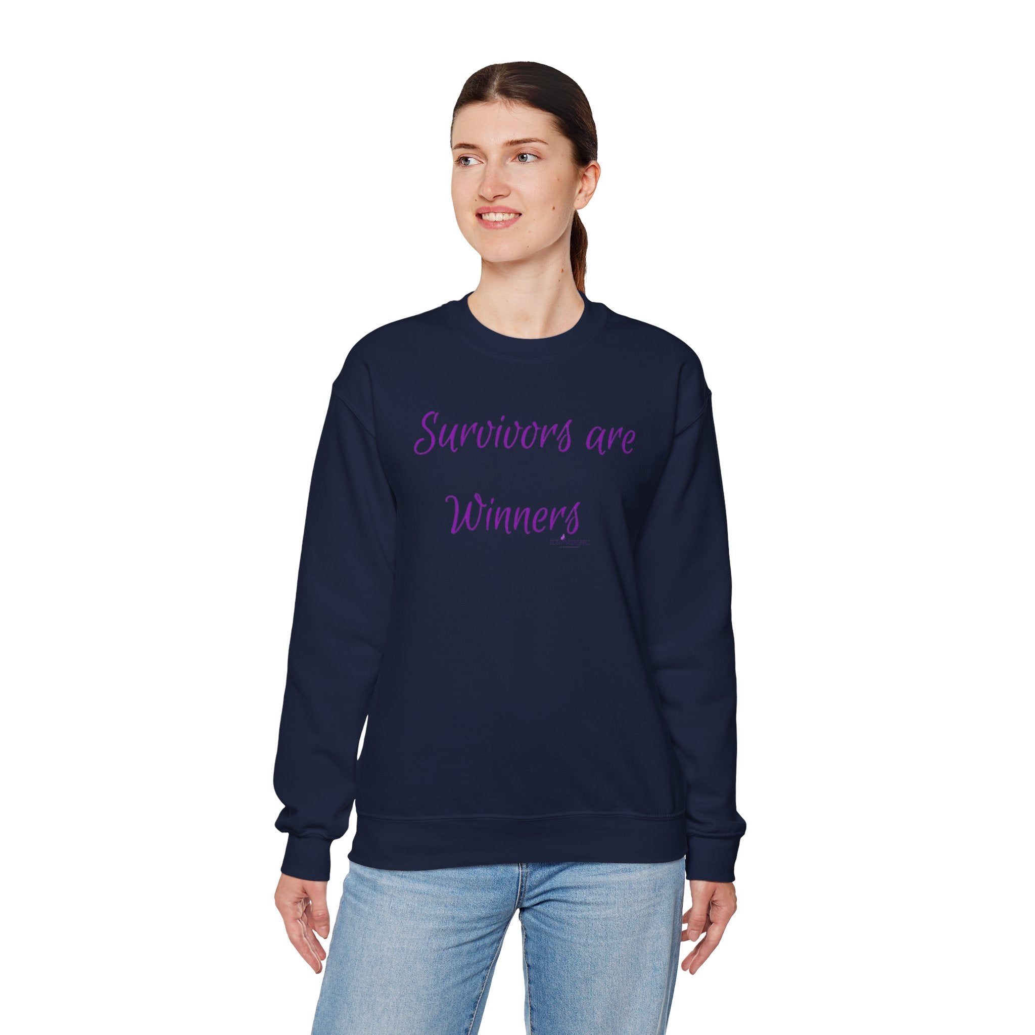 "Survivors Are Winners" Sweatshirt — Inspirational