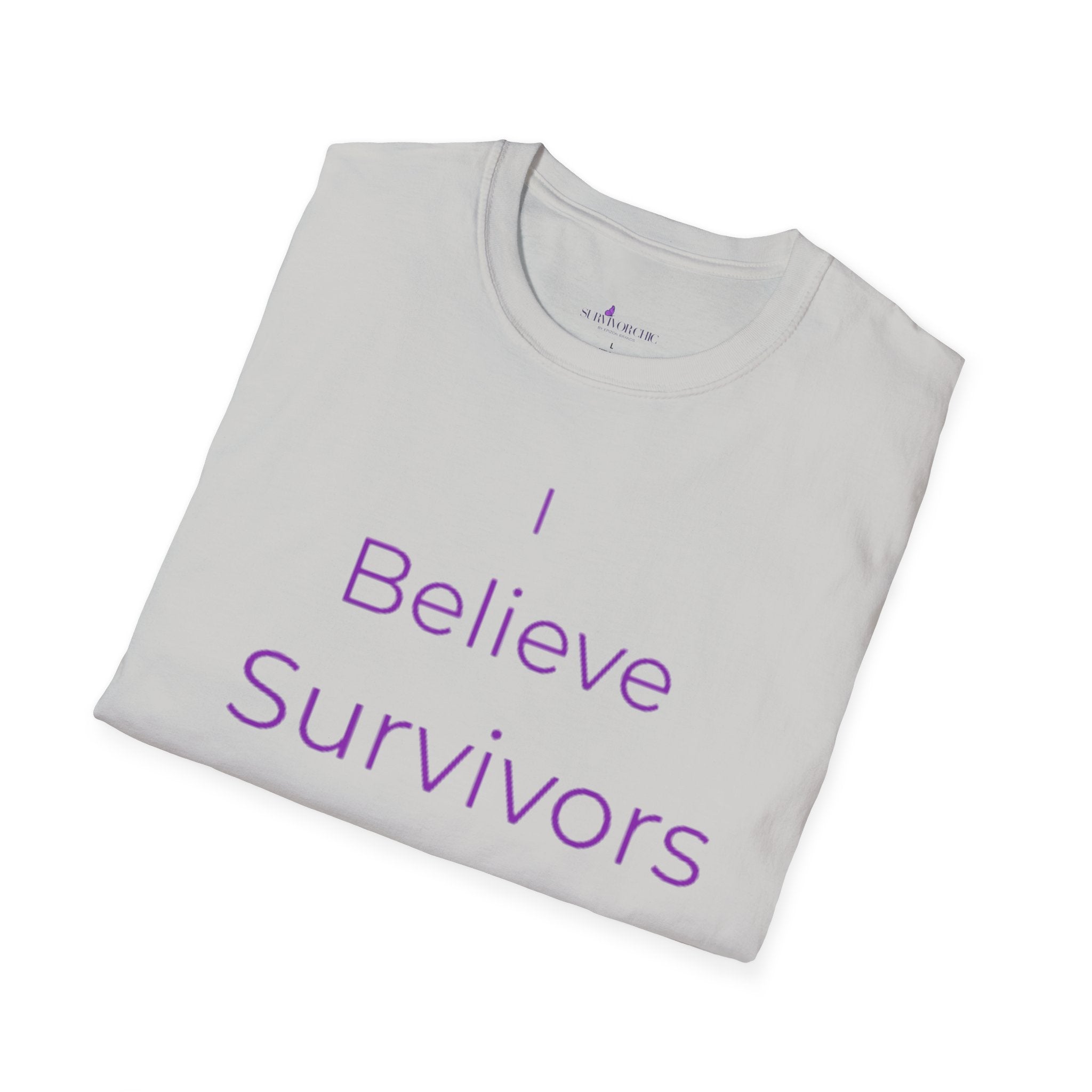 “I Believe Survivors" Accountability/Support Tee