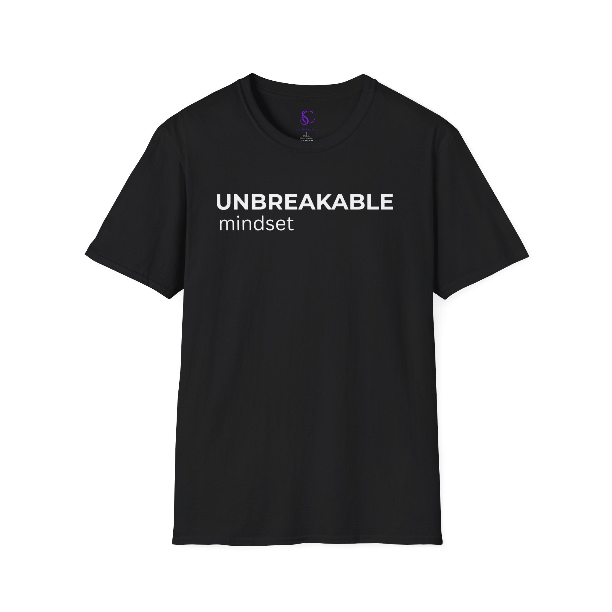 "Unbreakable Mindset" Black Tee
