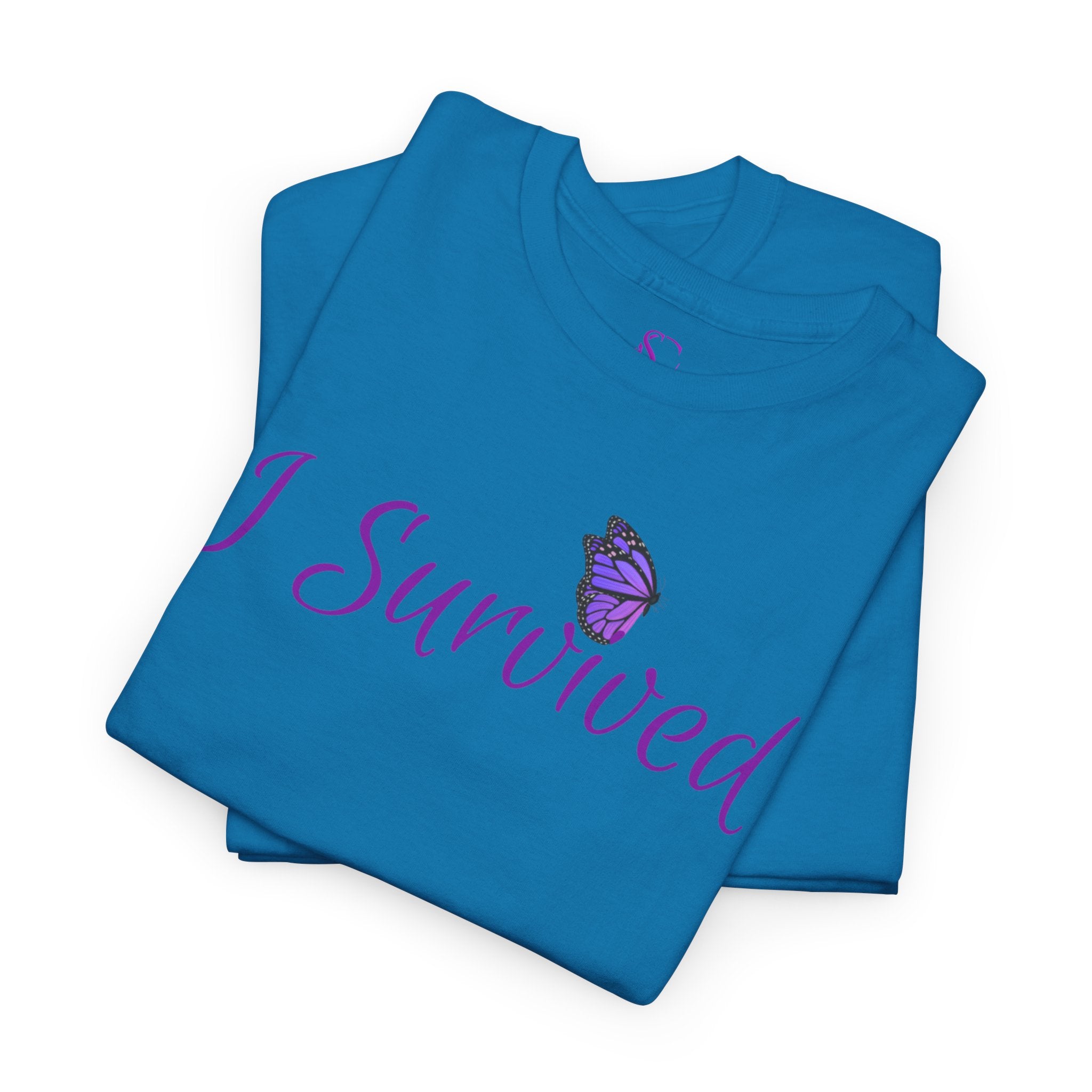 "I Survived" Butterfly Tee —"And So Can You" (On back)