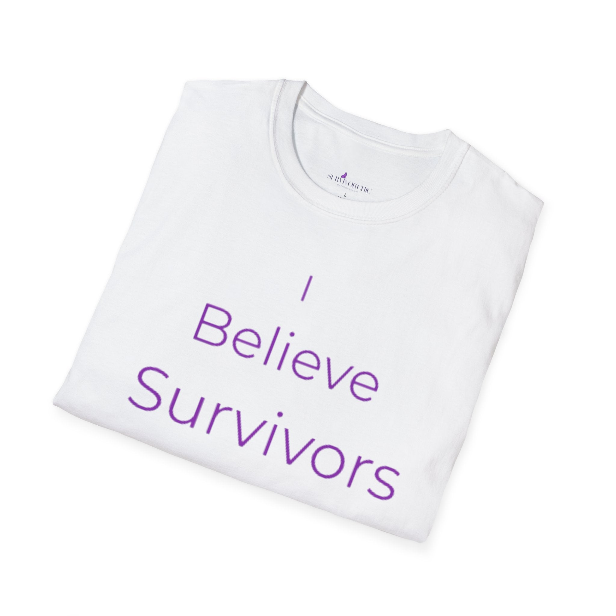 “I Believe Survivors" Accountability/Support Tee