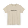 “Survivor” Tee — Embroidered in black Women's Unisex T-shirt