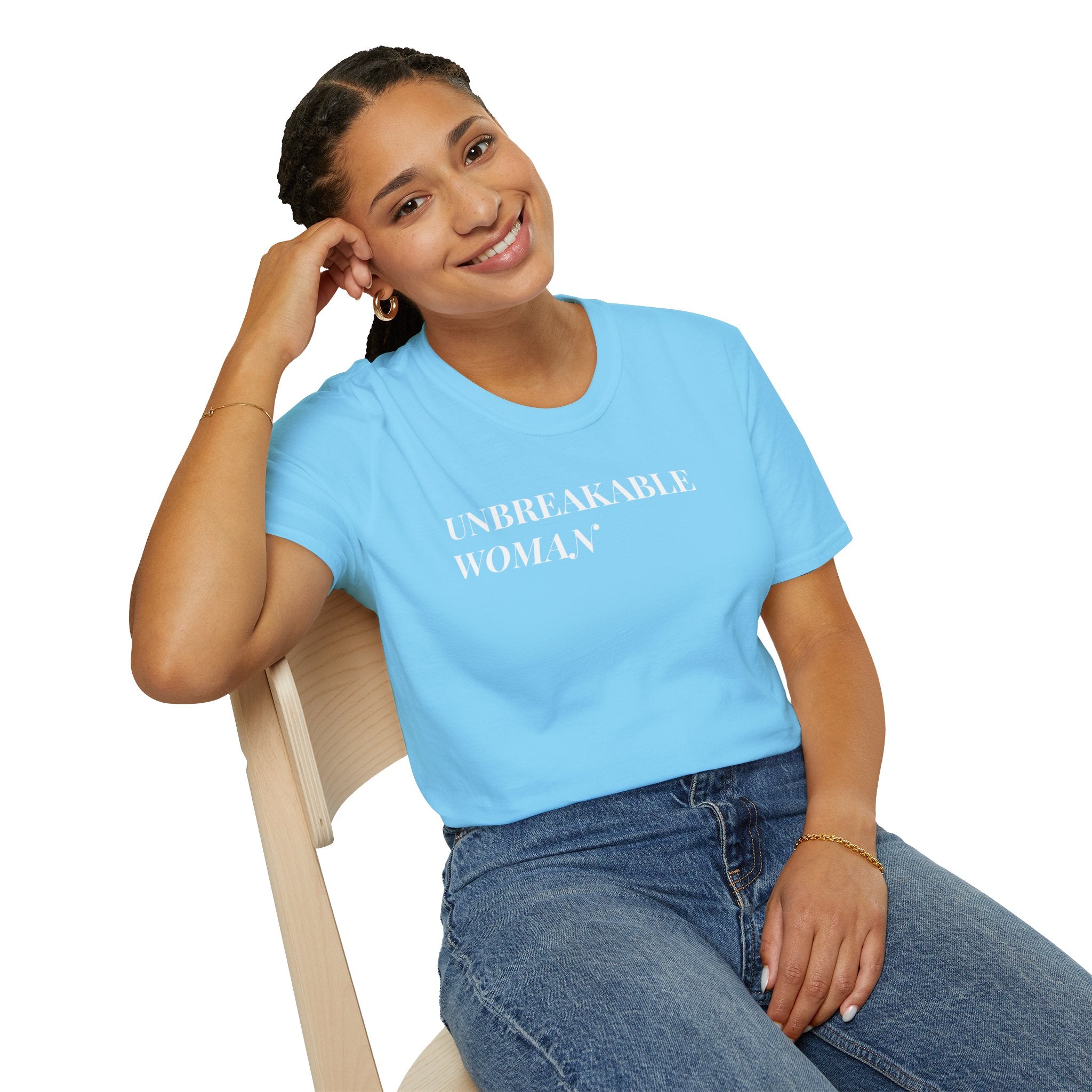 "Unbreakable Woman" White Tee