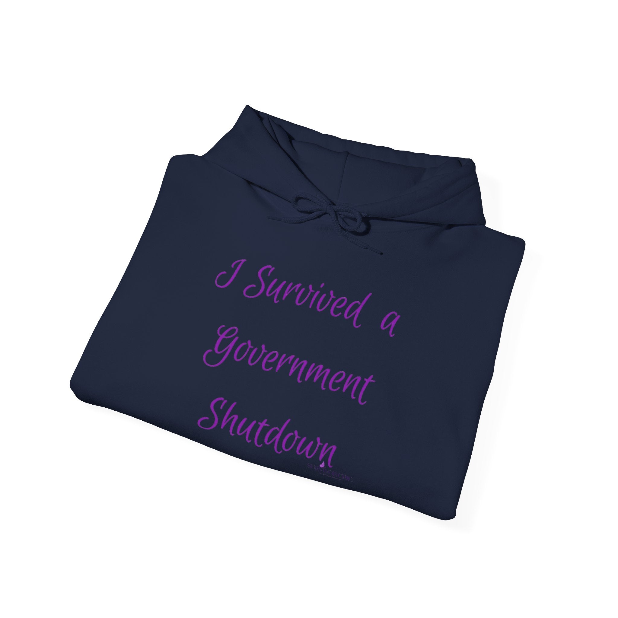 Hoodie — "I Survived a Government Shutdown" Commemorative Pullover