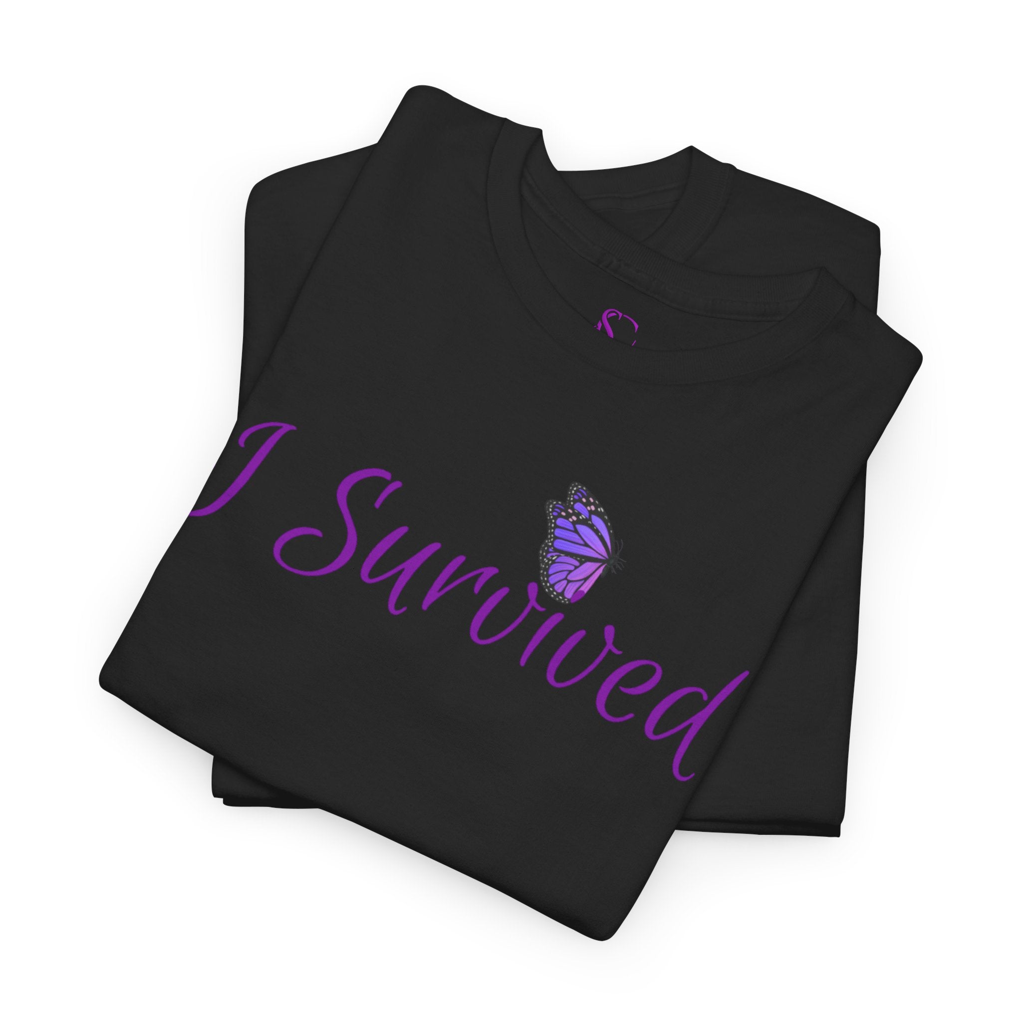 "I Survived" Butterfly Tee —"And So Can You" (On back)