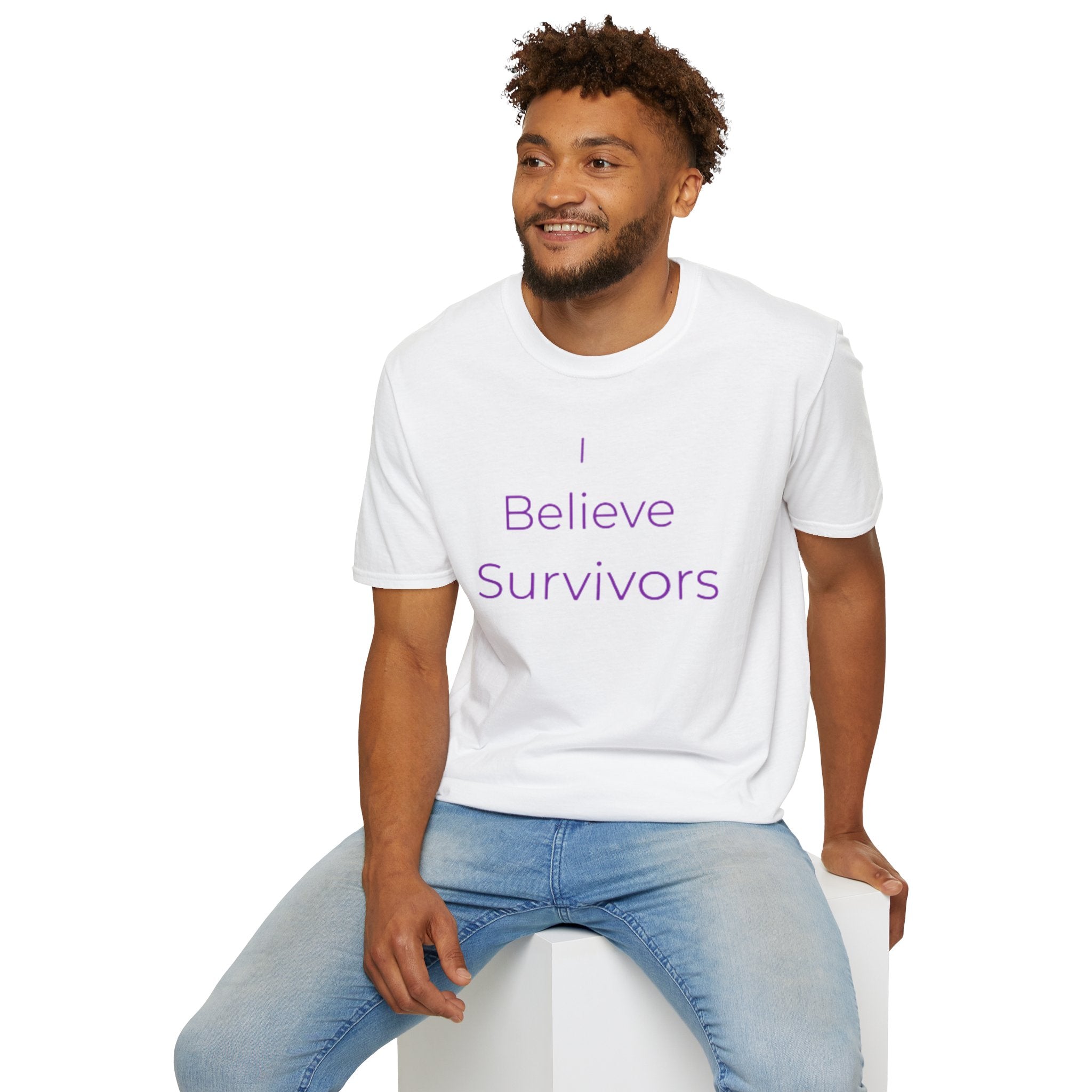 “I Believe Survivors" Accountability/Support Tee