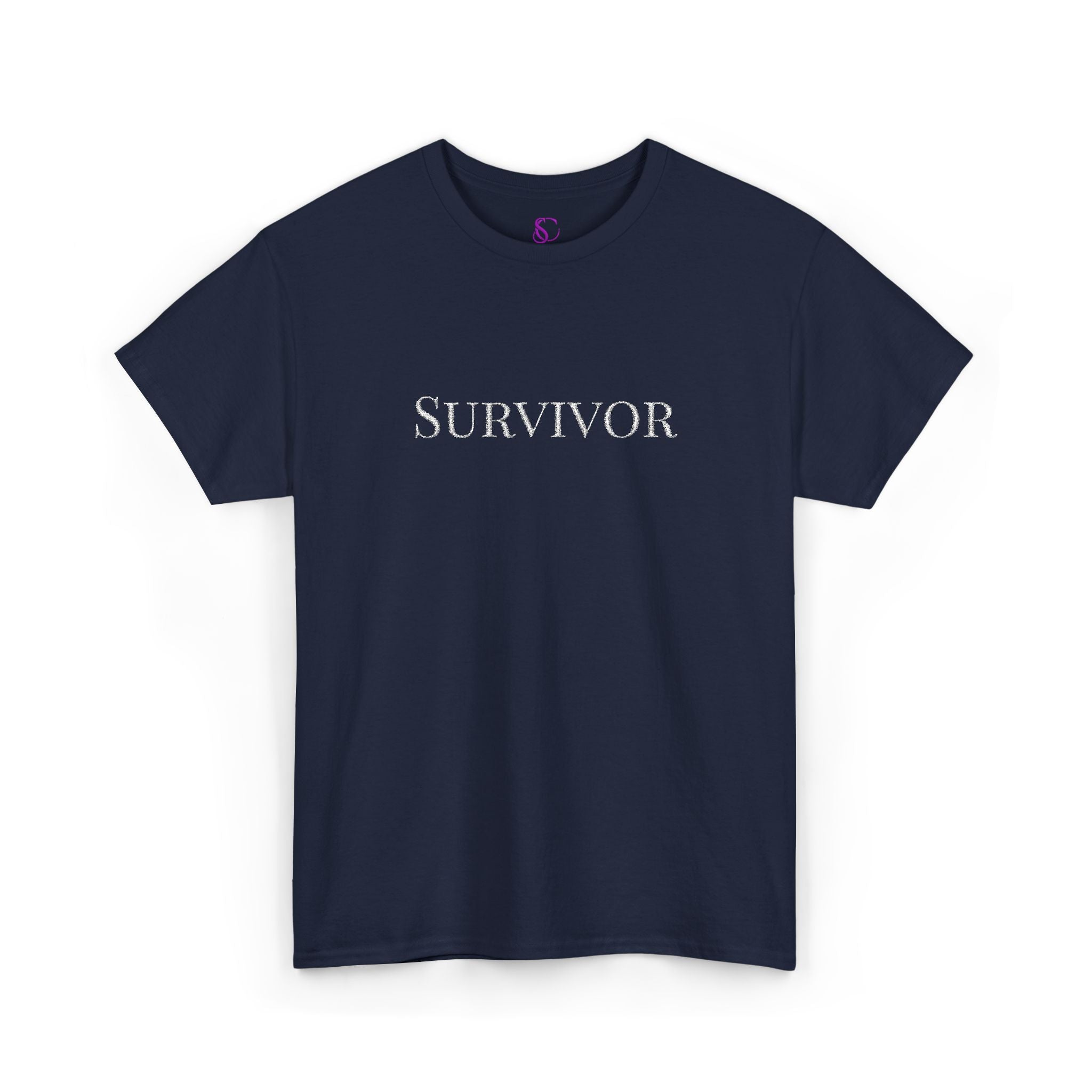 "Survivor" Floral Tee — Empowerment Awareness T-Shirt
