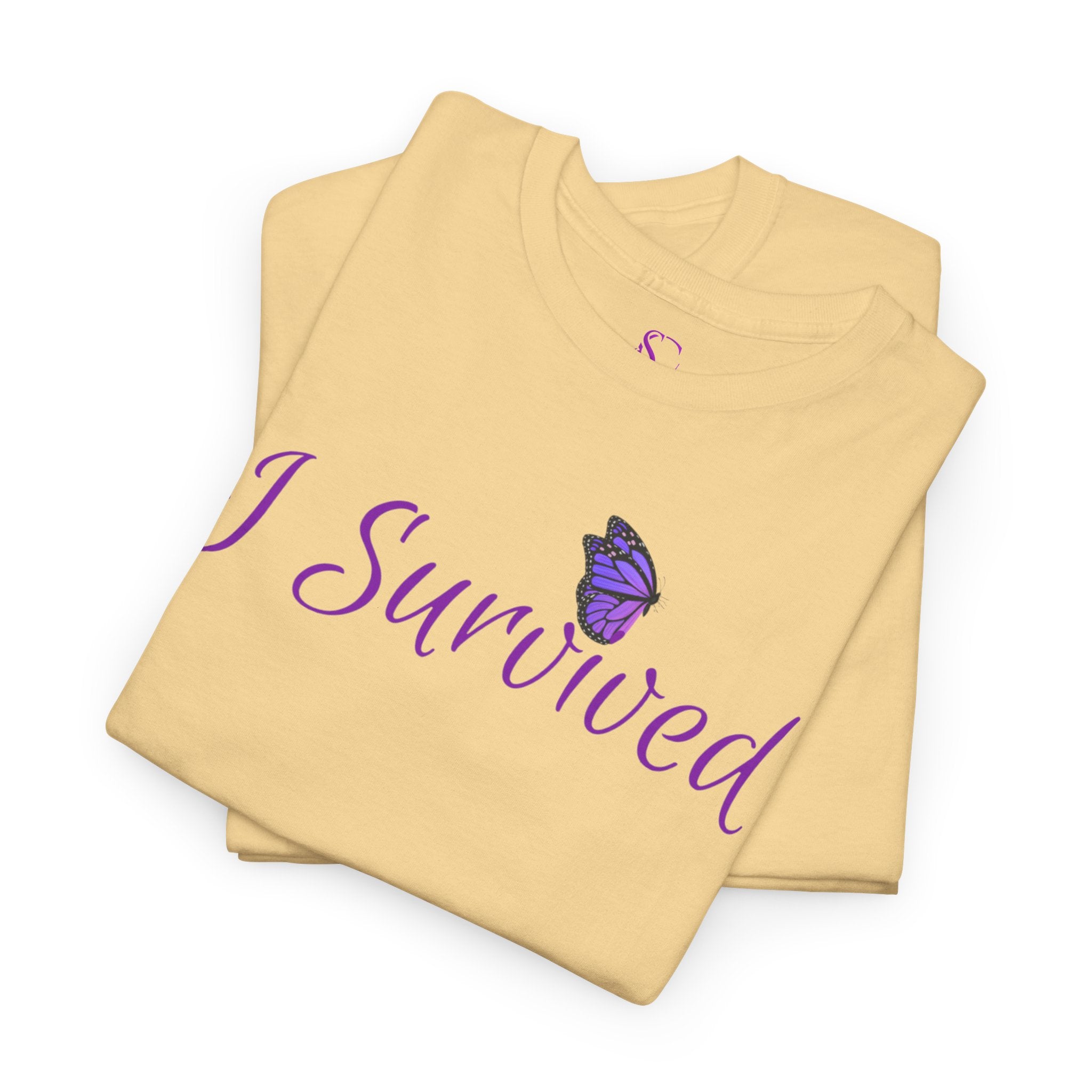 "I Survived" Butterfly Tee —"And So Can You" (On back)