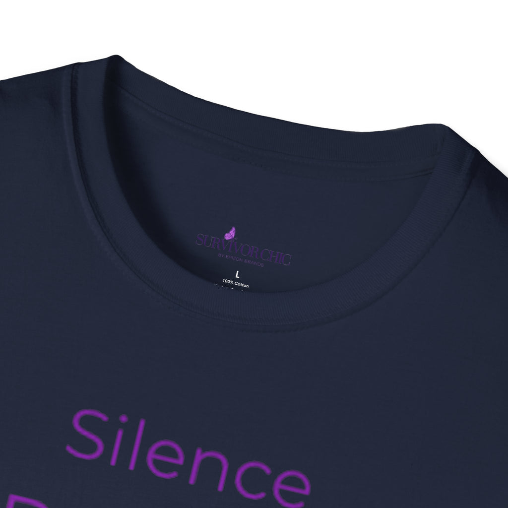 “Silence Protects Abusers" Accountability/Support Tee
