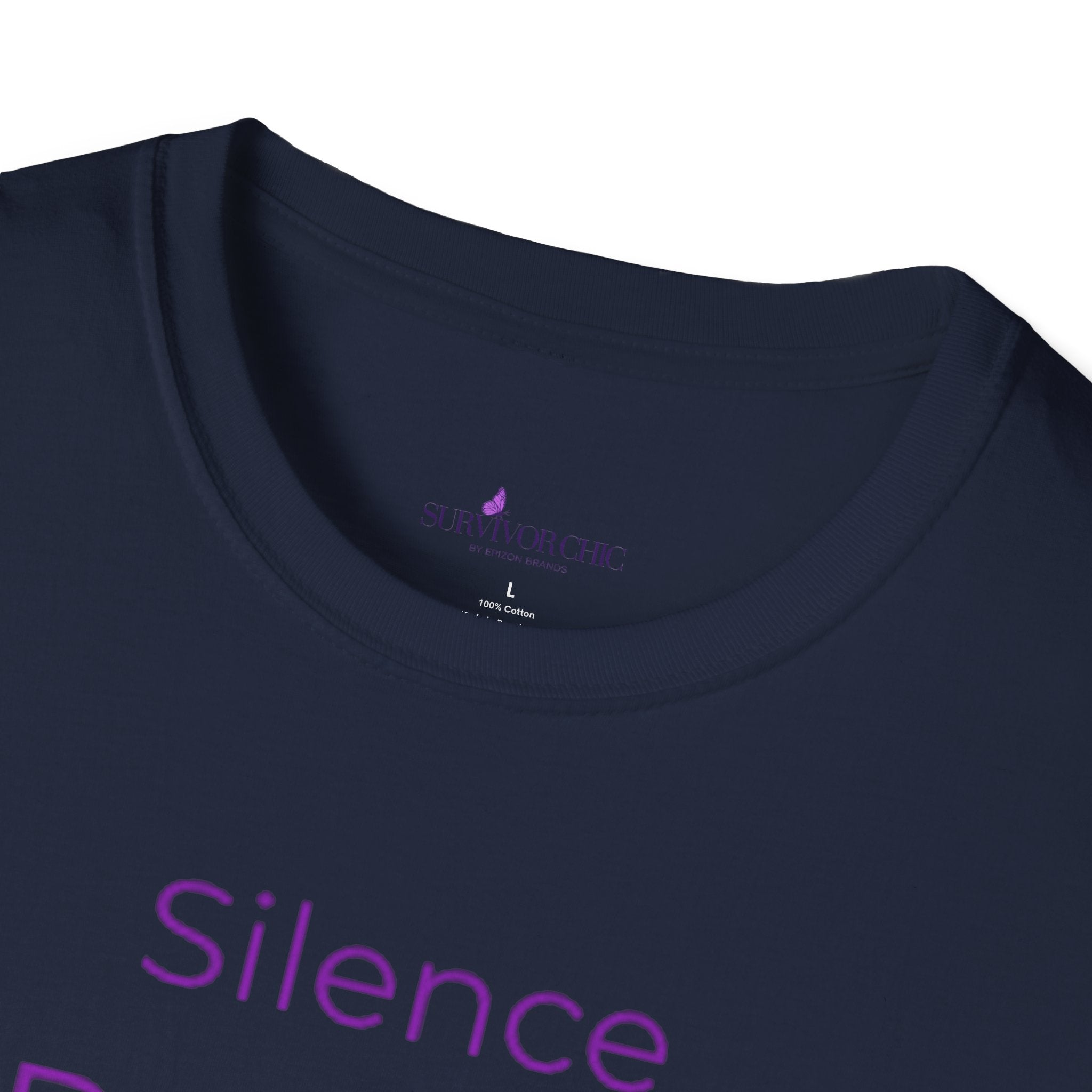 “Silence Protects Abusers" Accountability/Support Tee