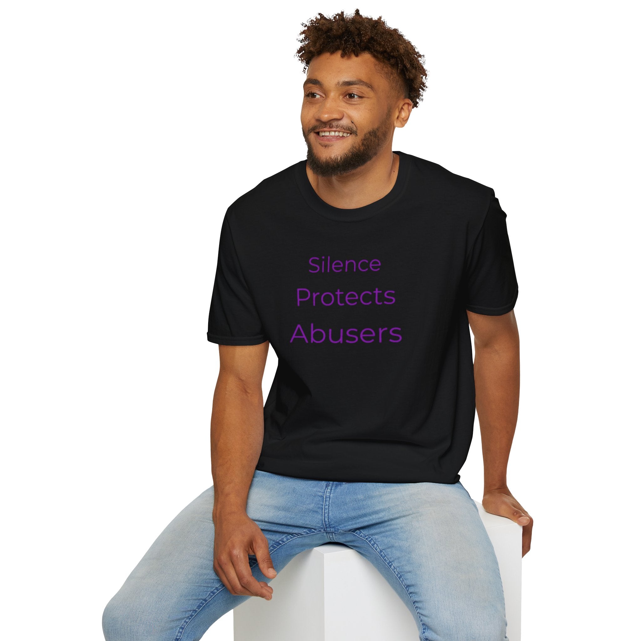 “Silence Protects Abusers" Accountability/Support Tee