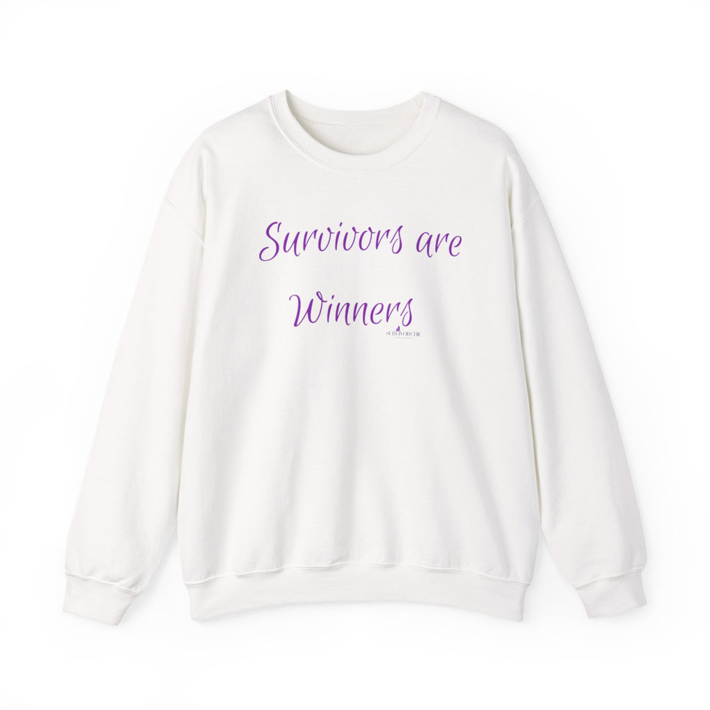 "Survivors Are Winners" Sweatshirt — Inspirational