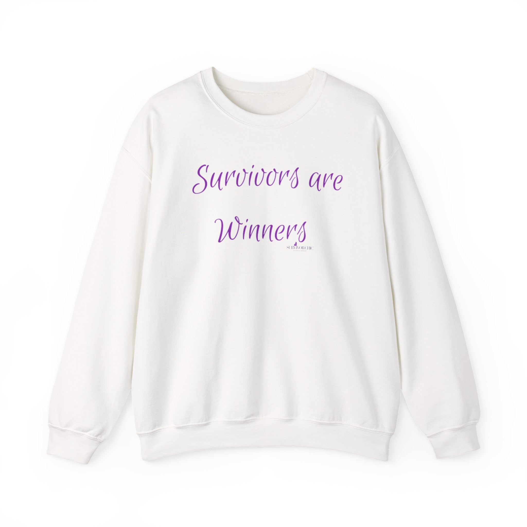 "Survivors Are Winners" Sweatshirt — Inspirational