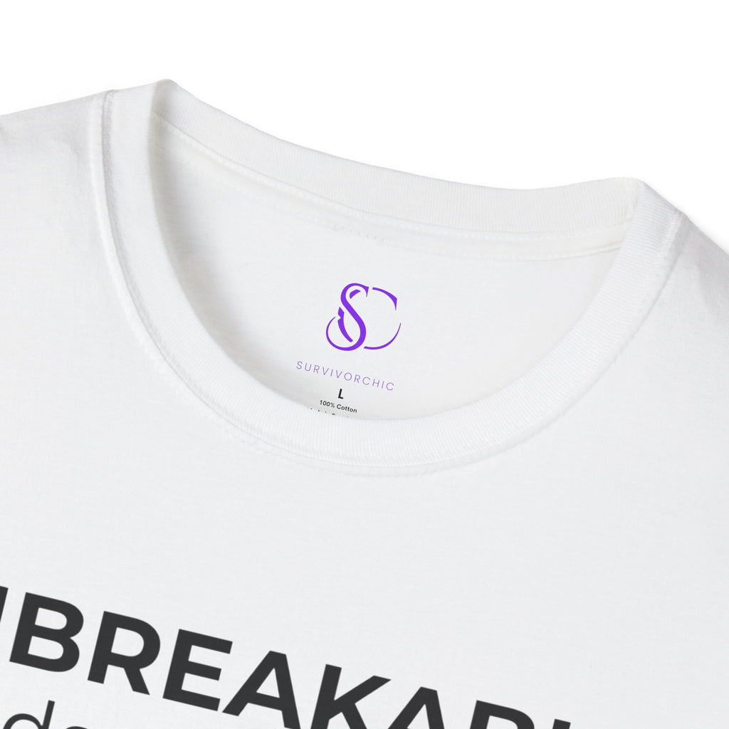"Unbreakable Mindset" White Tee