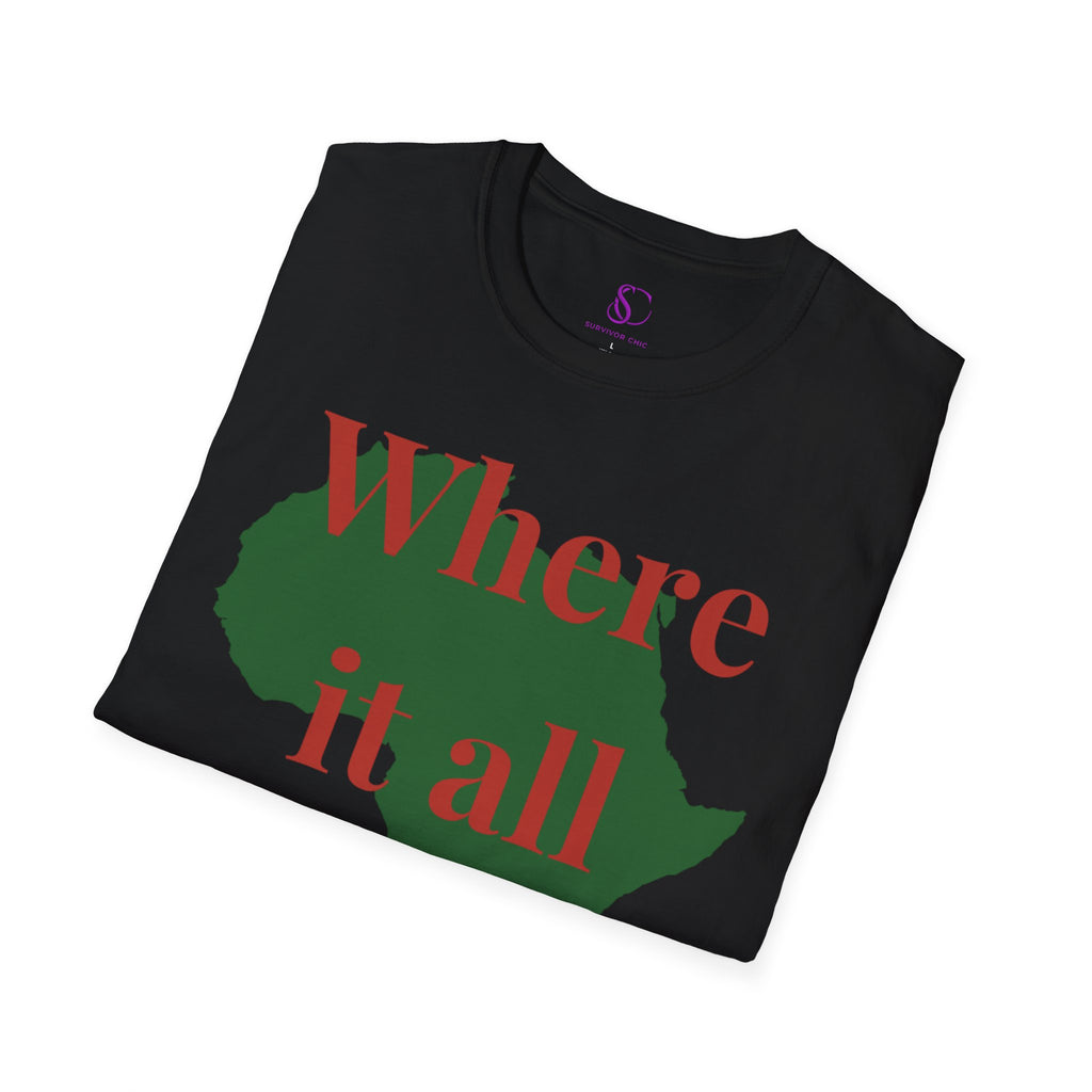 "Where it all Started" T-Shirt — Africa Pride Graphic Tee
