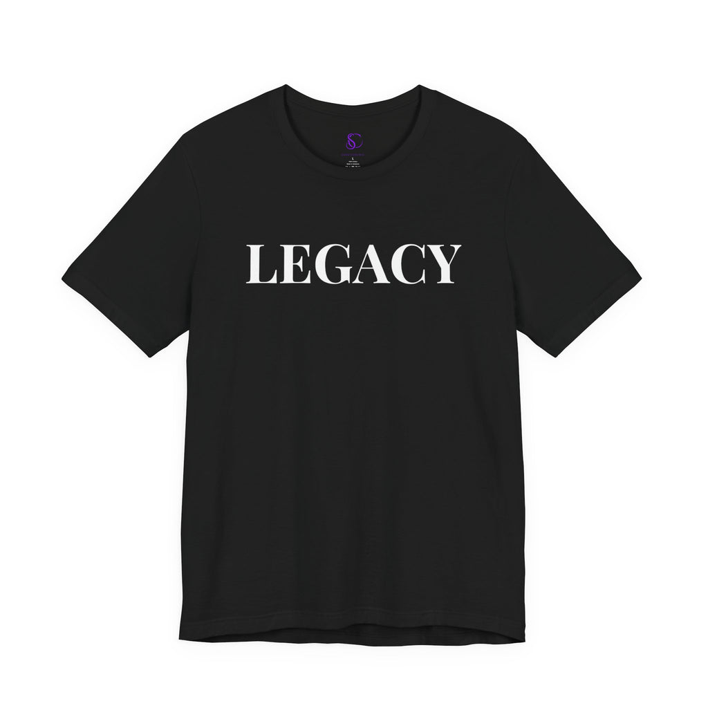 LEGACY Black Tee Bold. Clean. Powerful.