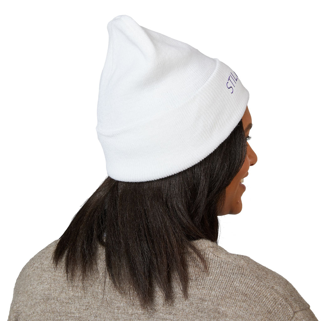 “STILL HERE” Beanie — Empowerment Winter Hat | Survivor Gift | Healing Apparel