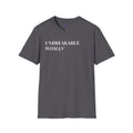 "Unbreakable Woman-Shirt — Motivational Typography Tee