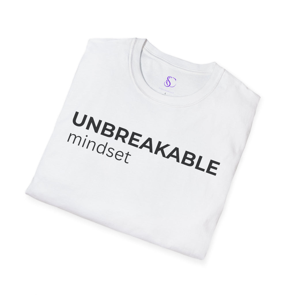"Unbreakable Mindset" White Tee