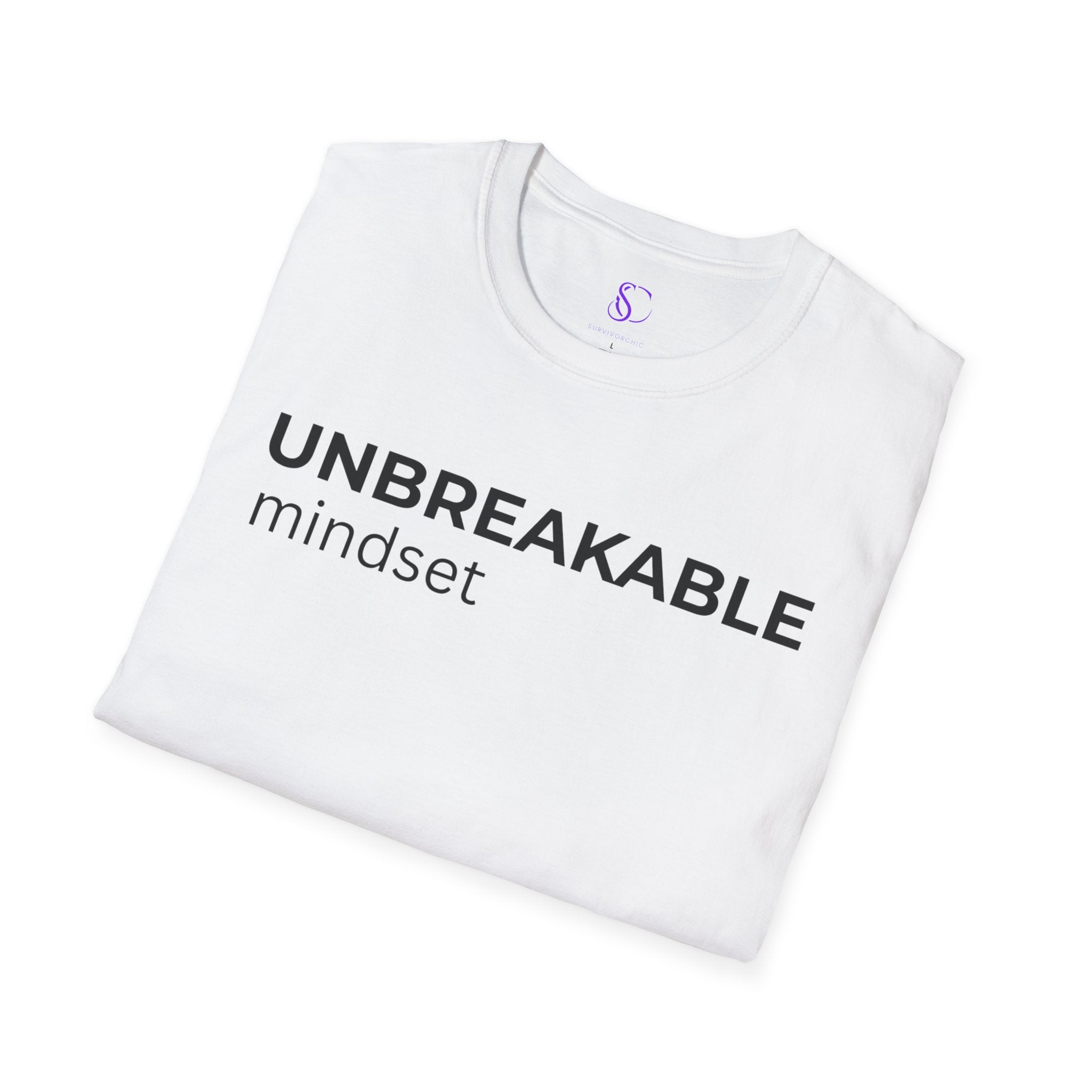 "Unbreakable Mindset" White Tee