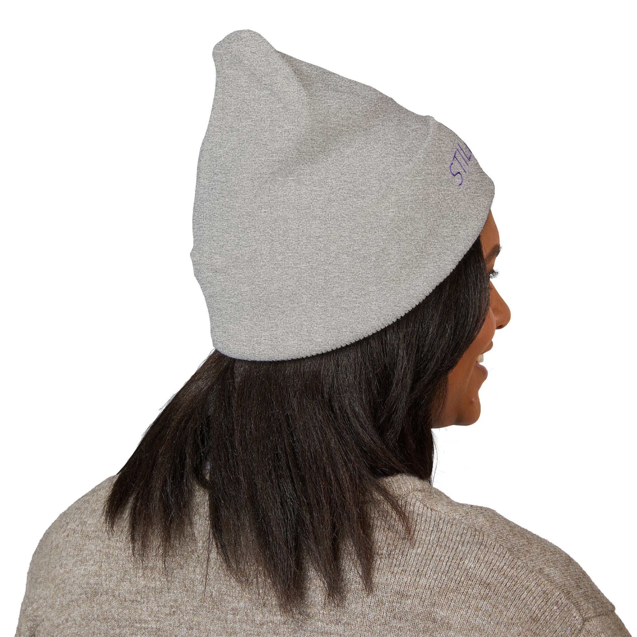 “STILL HERE” Beanie — Empowerment Winter Hat | Survivor Gift | Healing Apparel