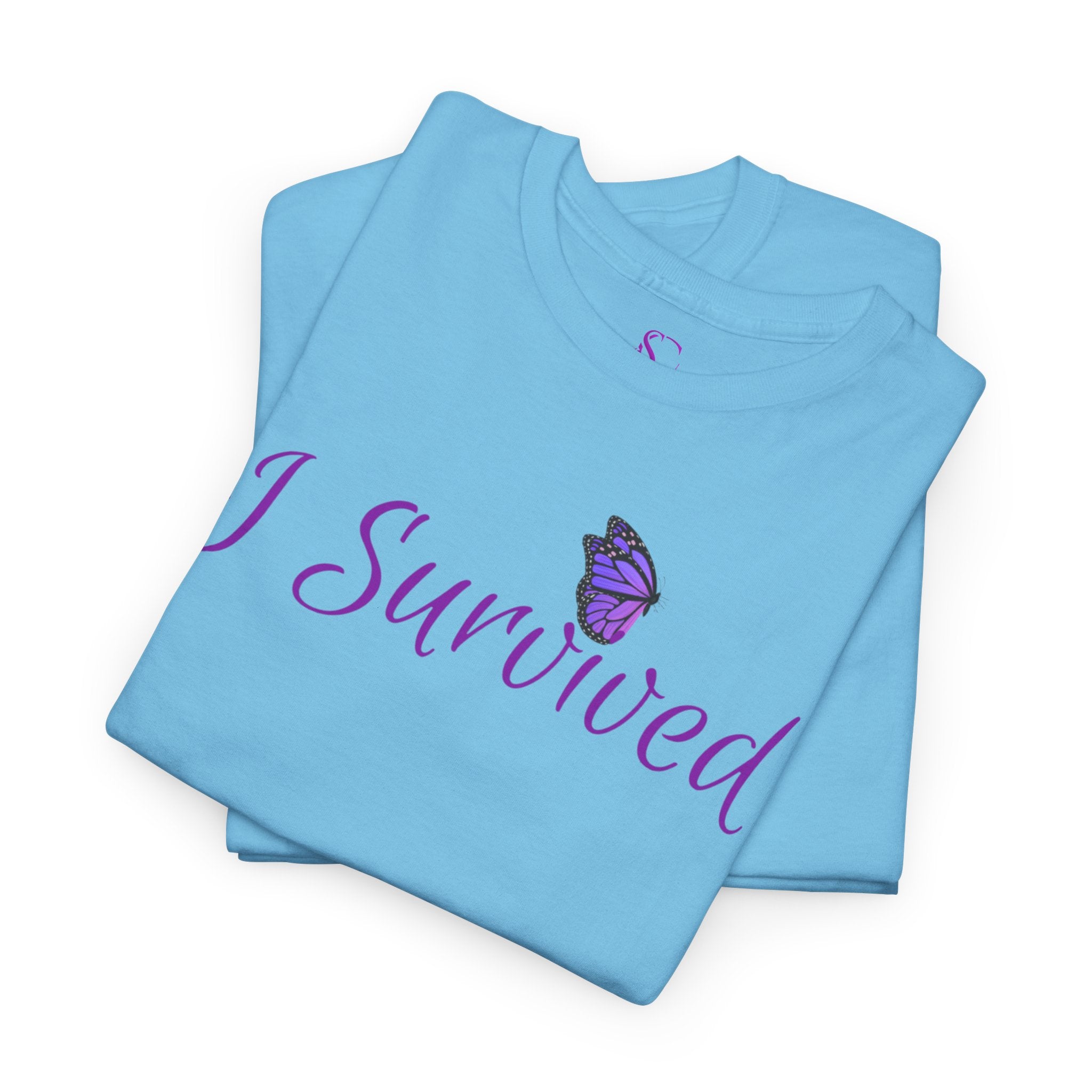 "I Survived" Butterfly Tee —"And So Can You" (On back)