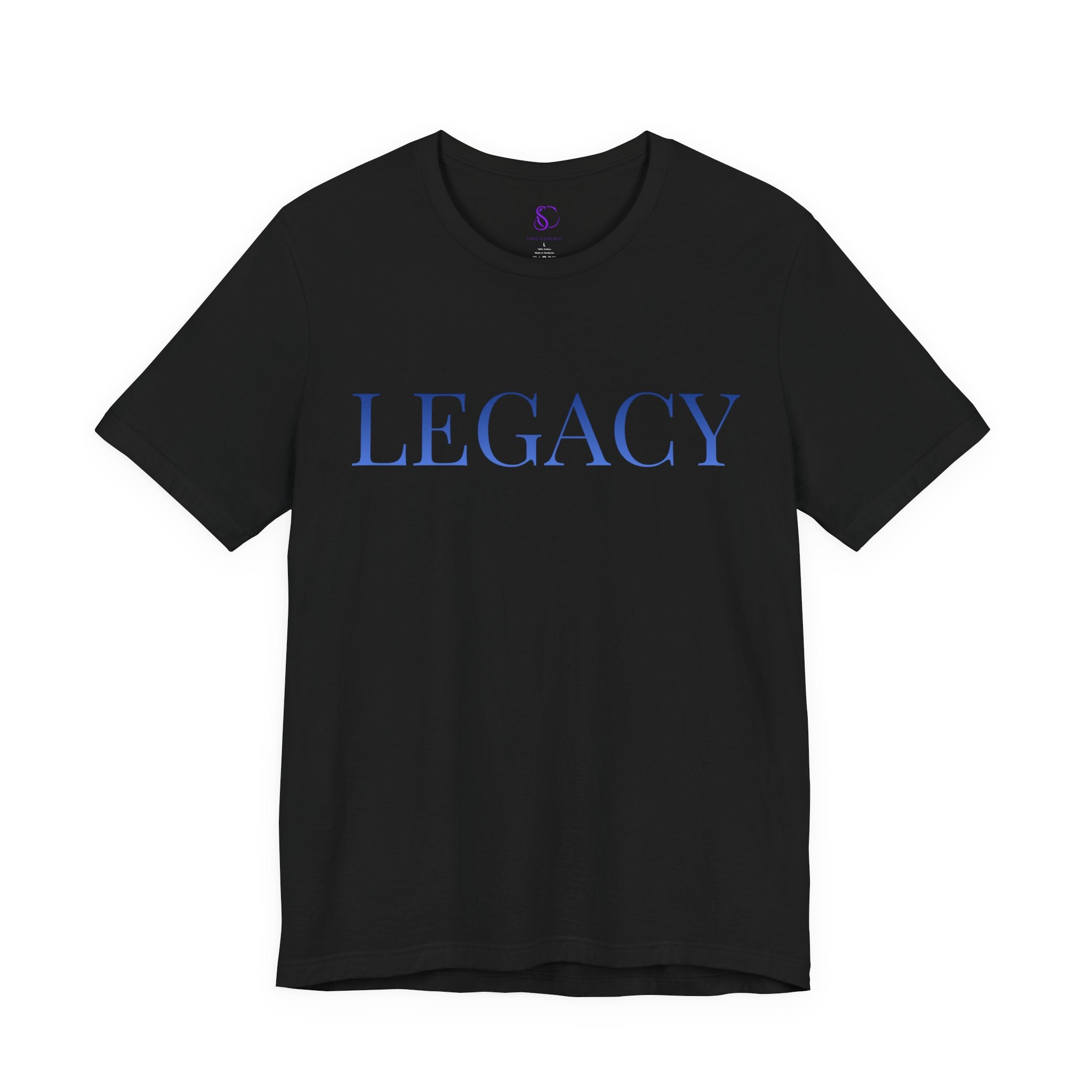 LEGACY2 Black Tee Bold. Clean. Powerful.
