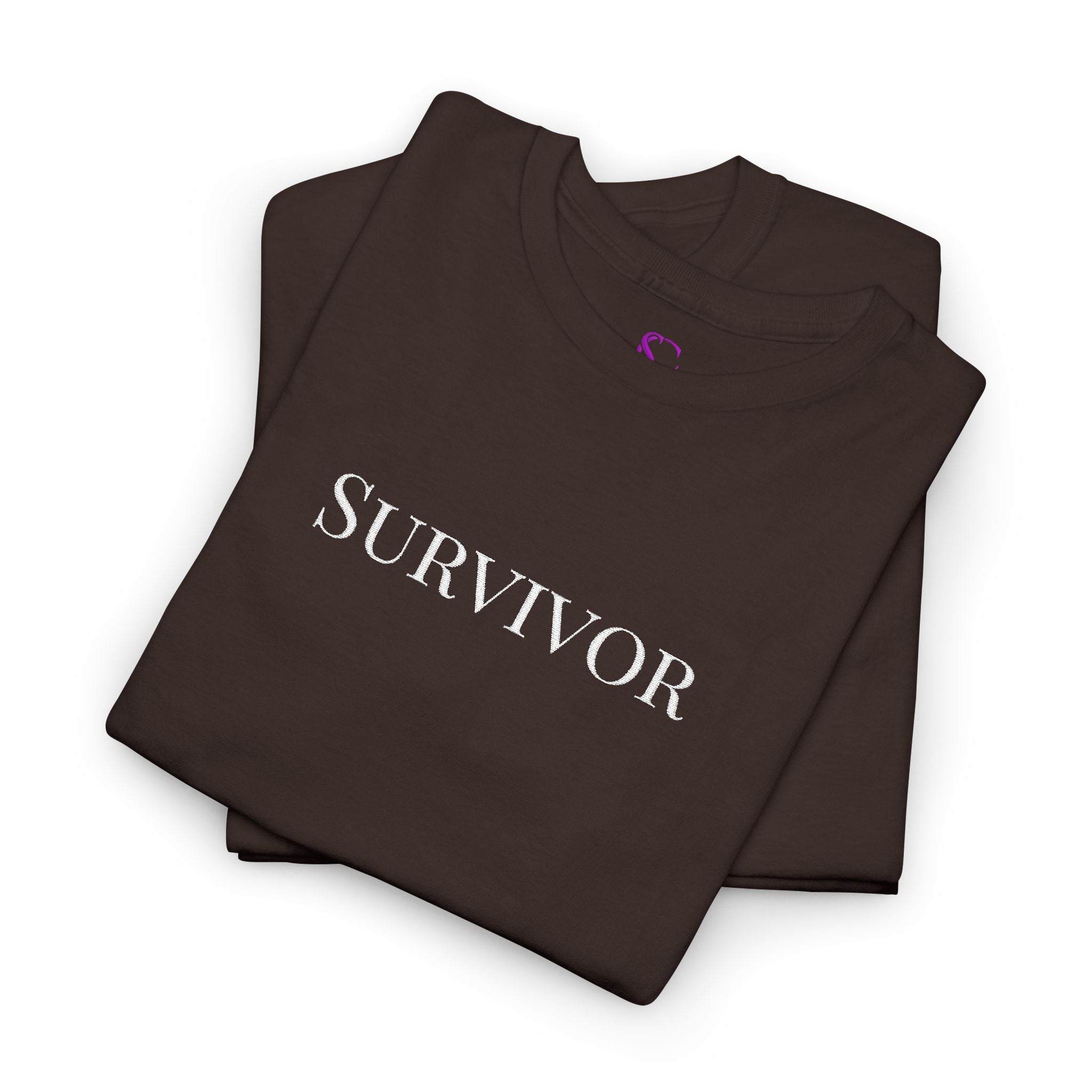 "Survivor" Floral Tee — Empowerment Awareness T-Shirt