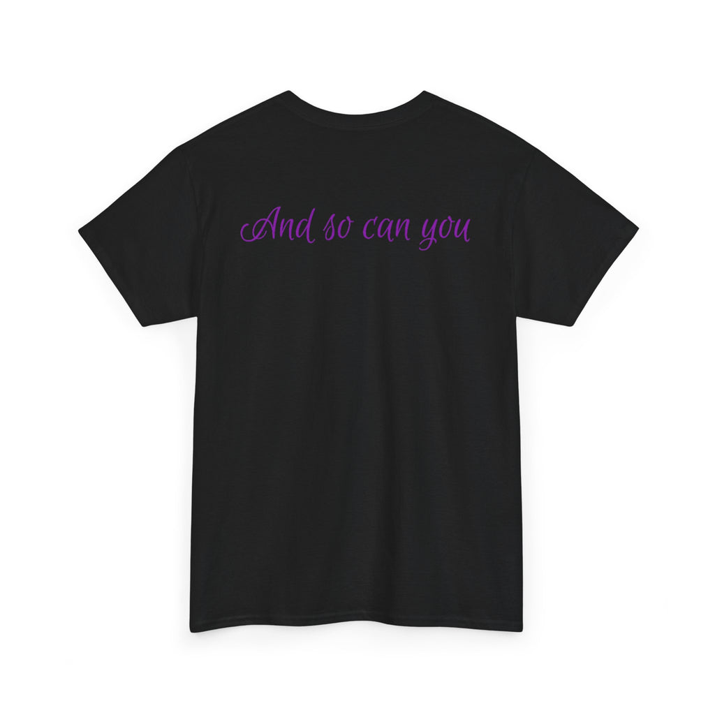 "I Survived" Butterfly Tee — Inspirational Shirt ("And So Can You")