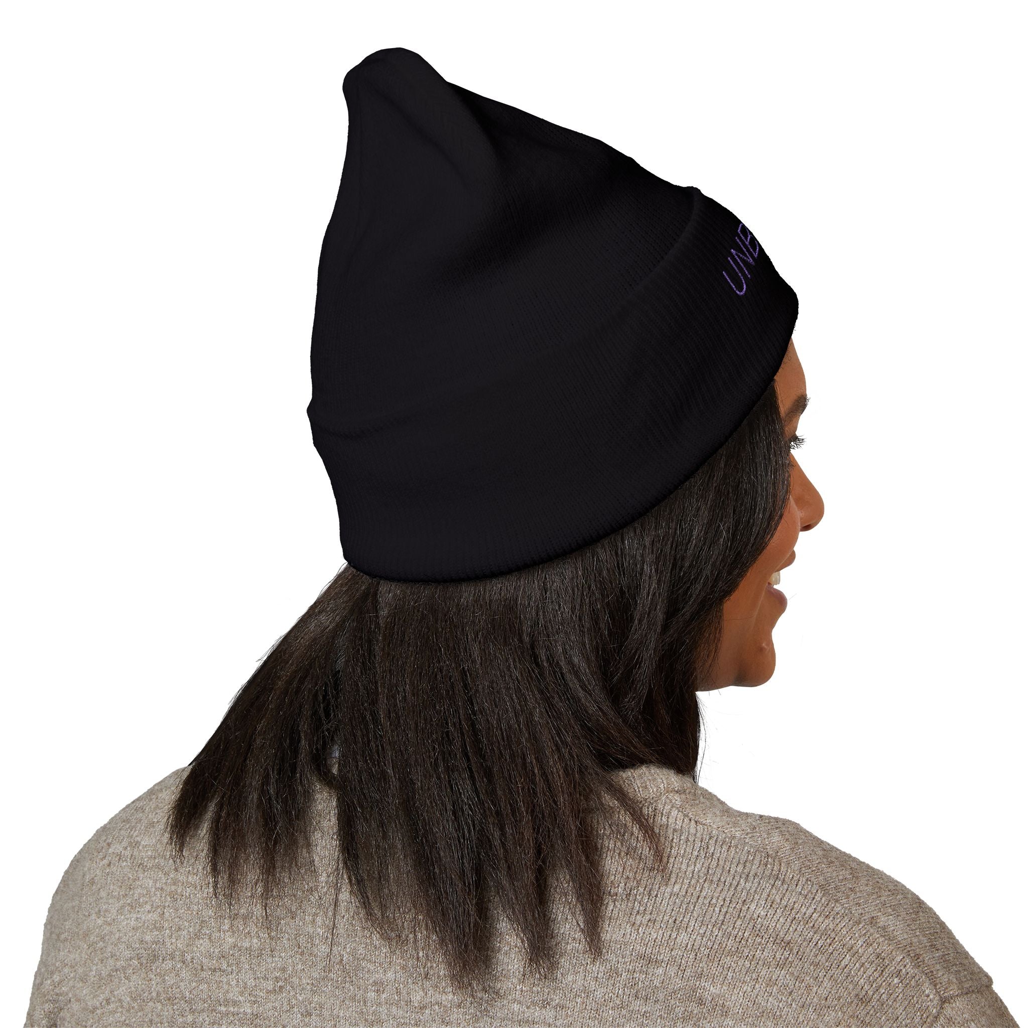 “Unbroken” Beanie — Empowerment Winter Hat | Survivor Gift | Healing Apparel