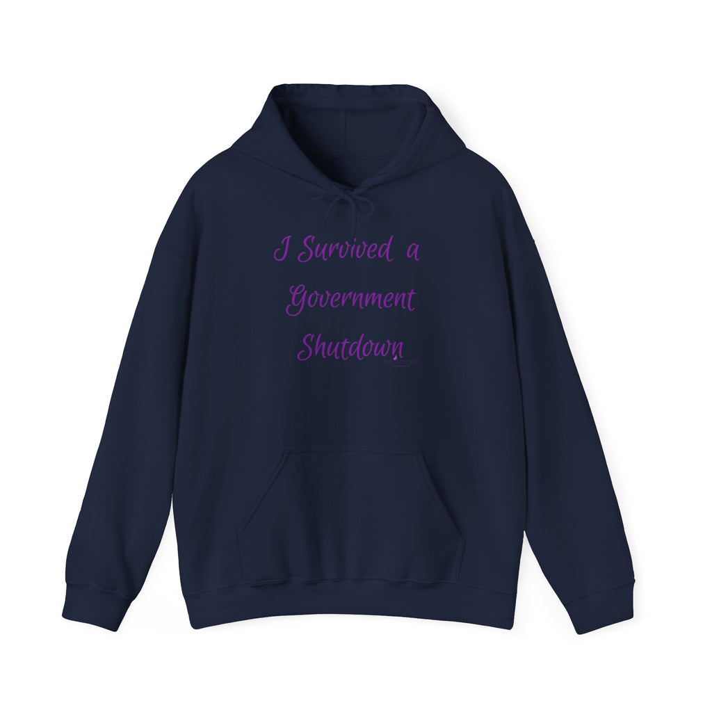 Hoodie — "I Survived a Government Shutdown" Commemorative Pullover