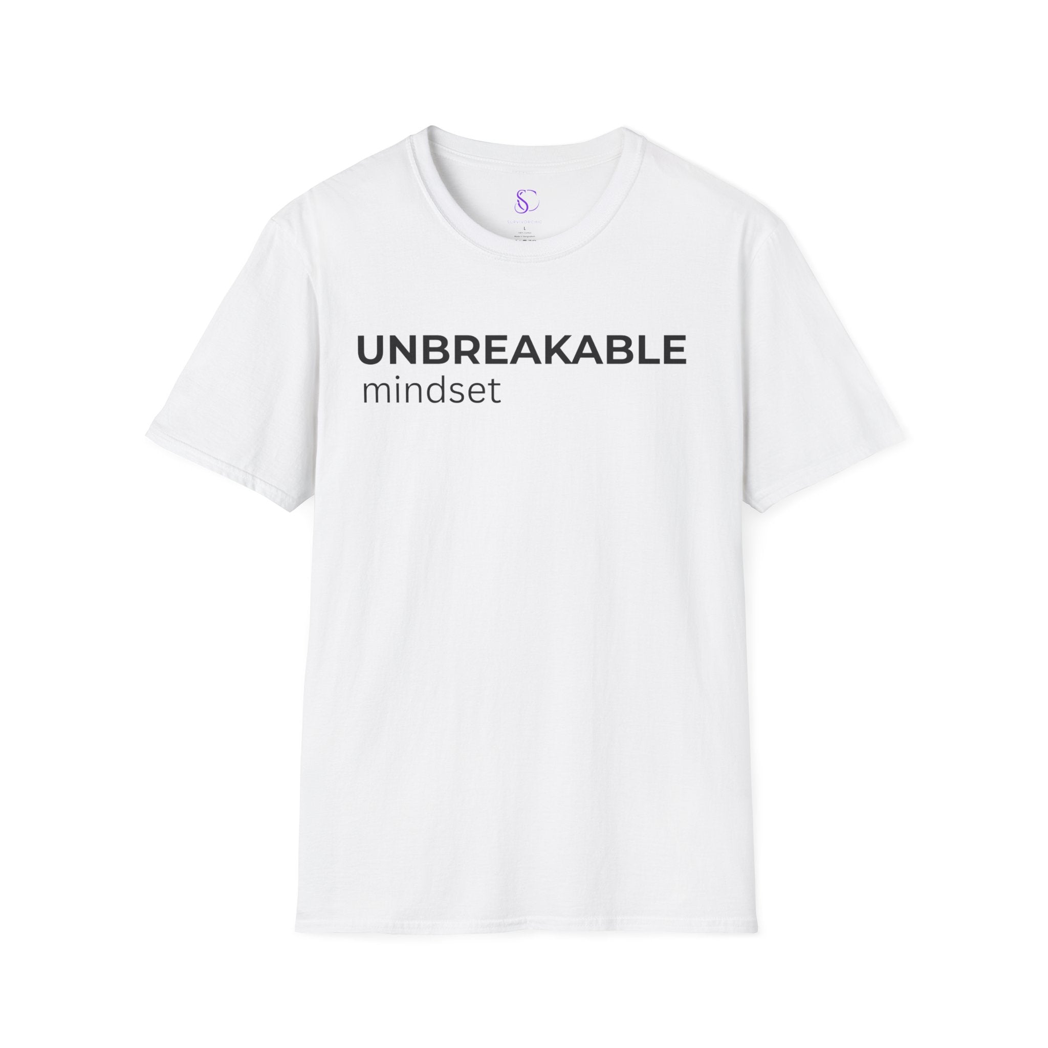 "Unbreakable Mindset" White Tee