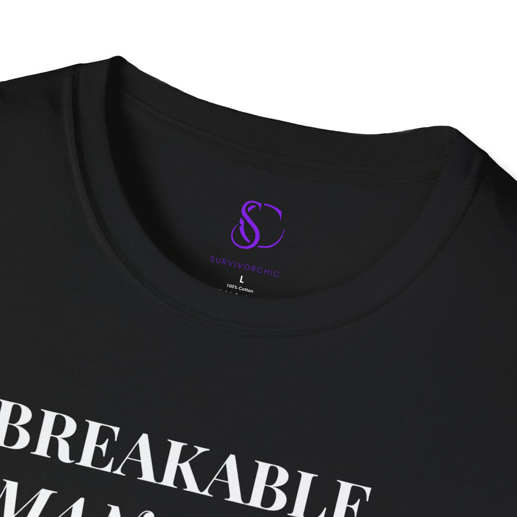 "Unbreakable Woman-Shirt — Motivational Typography Tee