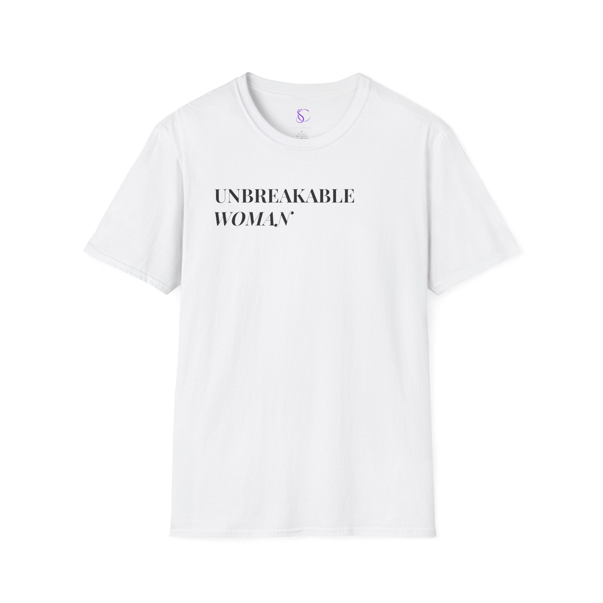"Unbreakable Woman" White Tee