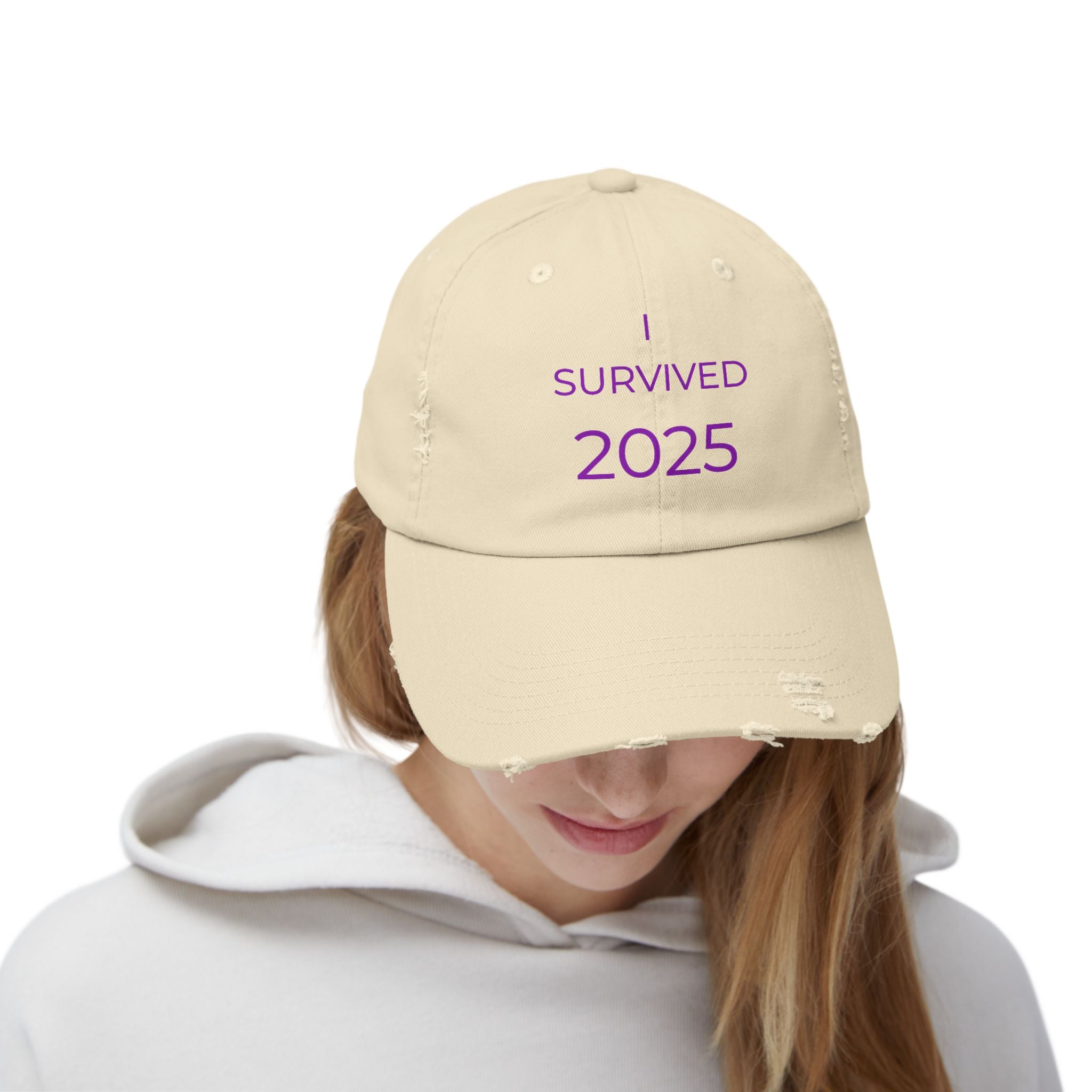 The Survival Year Collection Limited Edition Distressed Cap - Only available through January 31
